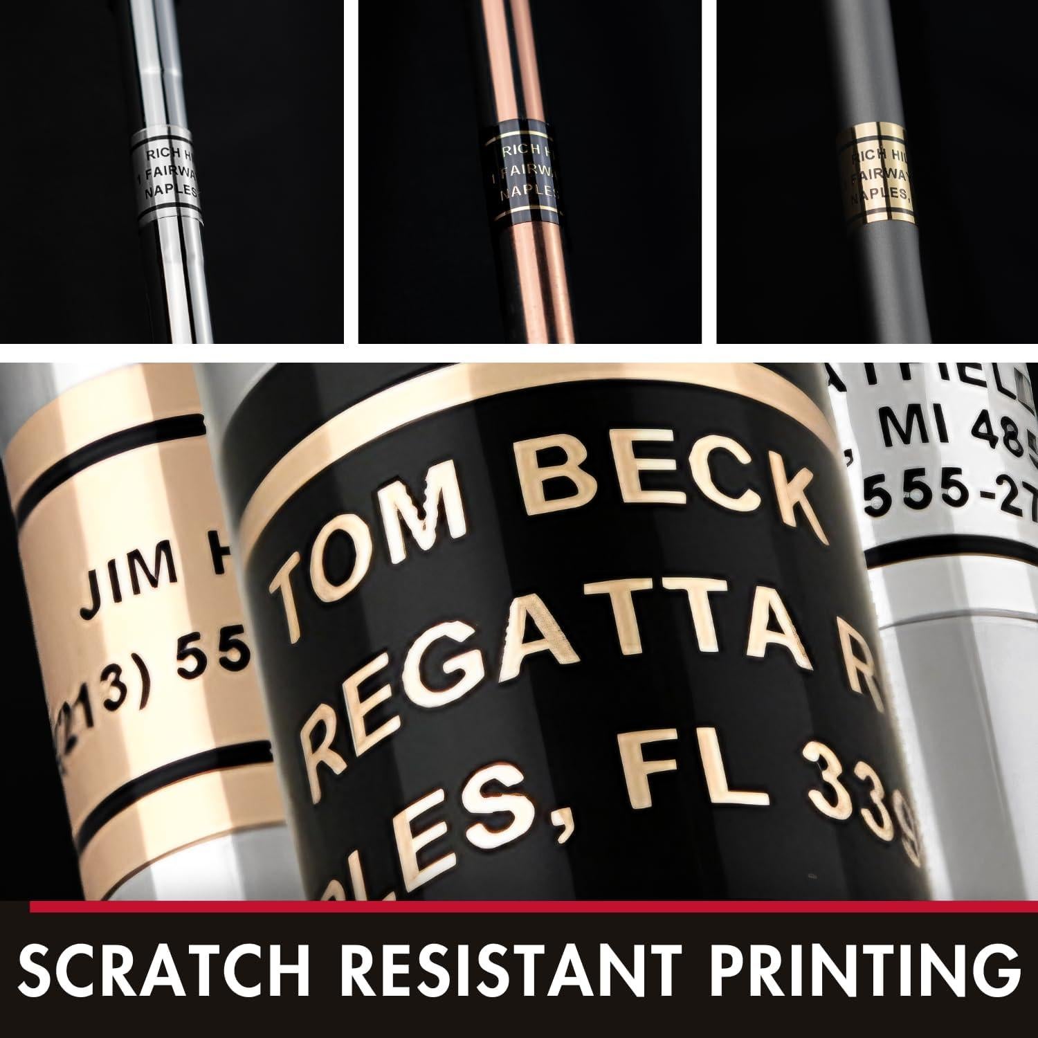 Etiquetas de Identificación Personalizadas Pin High - Juego de 20