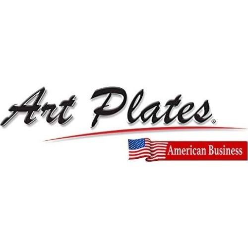 Set de 2 Etiquetas de Equipaje Art Plates Golf Club y Pelota