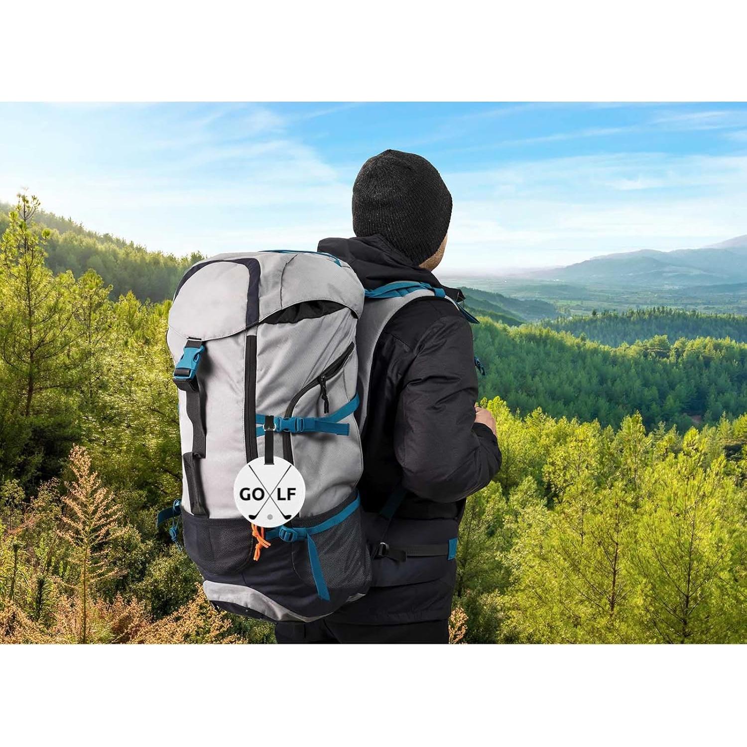 Etiqueta de Equipaje Redonda TKS MITLAN de Cuero PU Golf