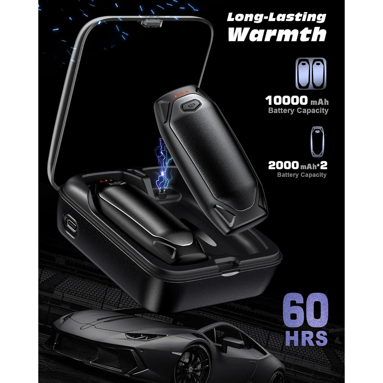 Calentadores de Manos Recargables Kesguar 14000mAh - Paquete de 2