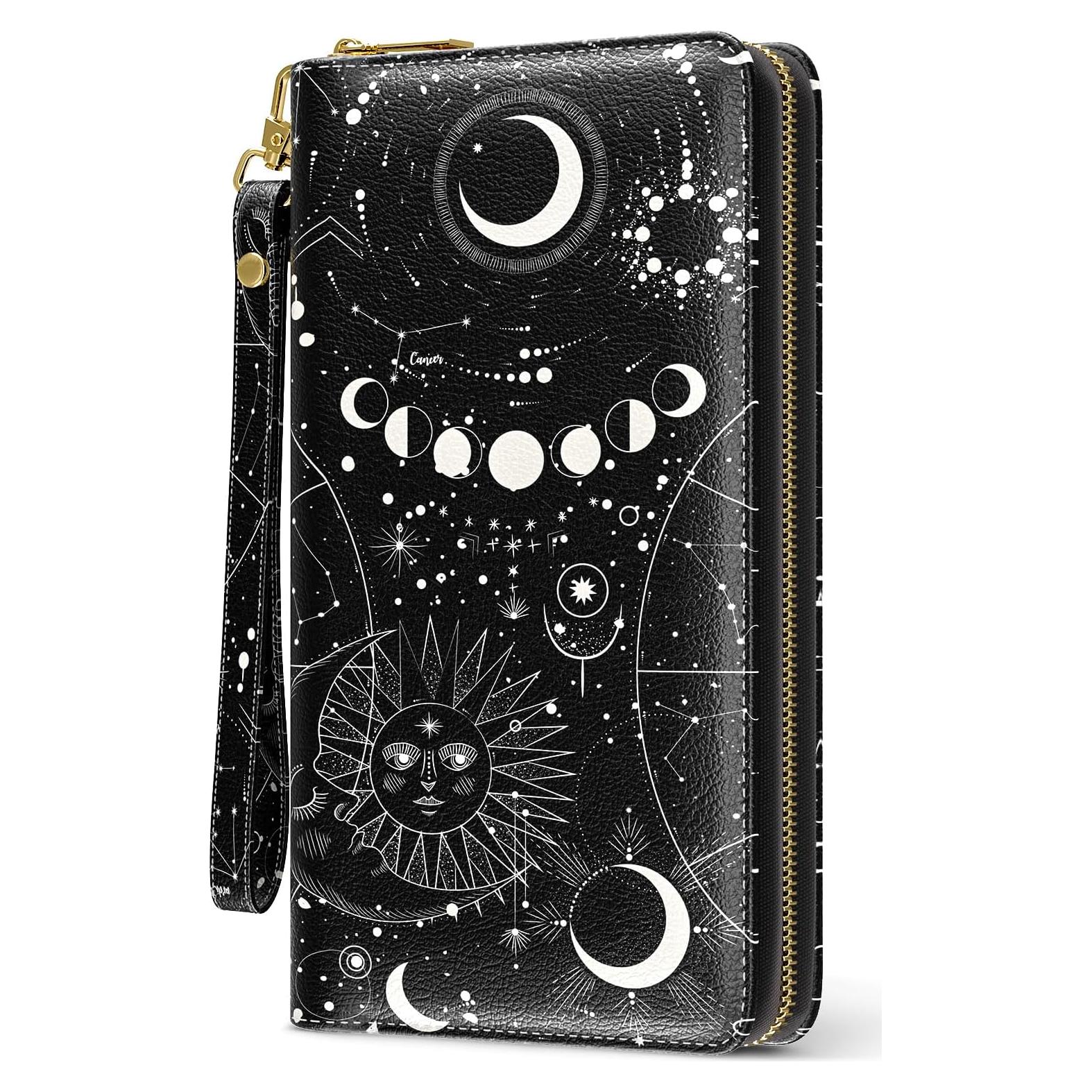 Billetera de Muñeca Nipichsha RFID para Mujeres - Sol Luna