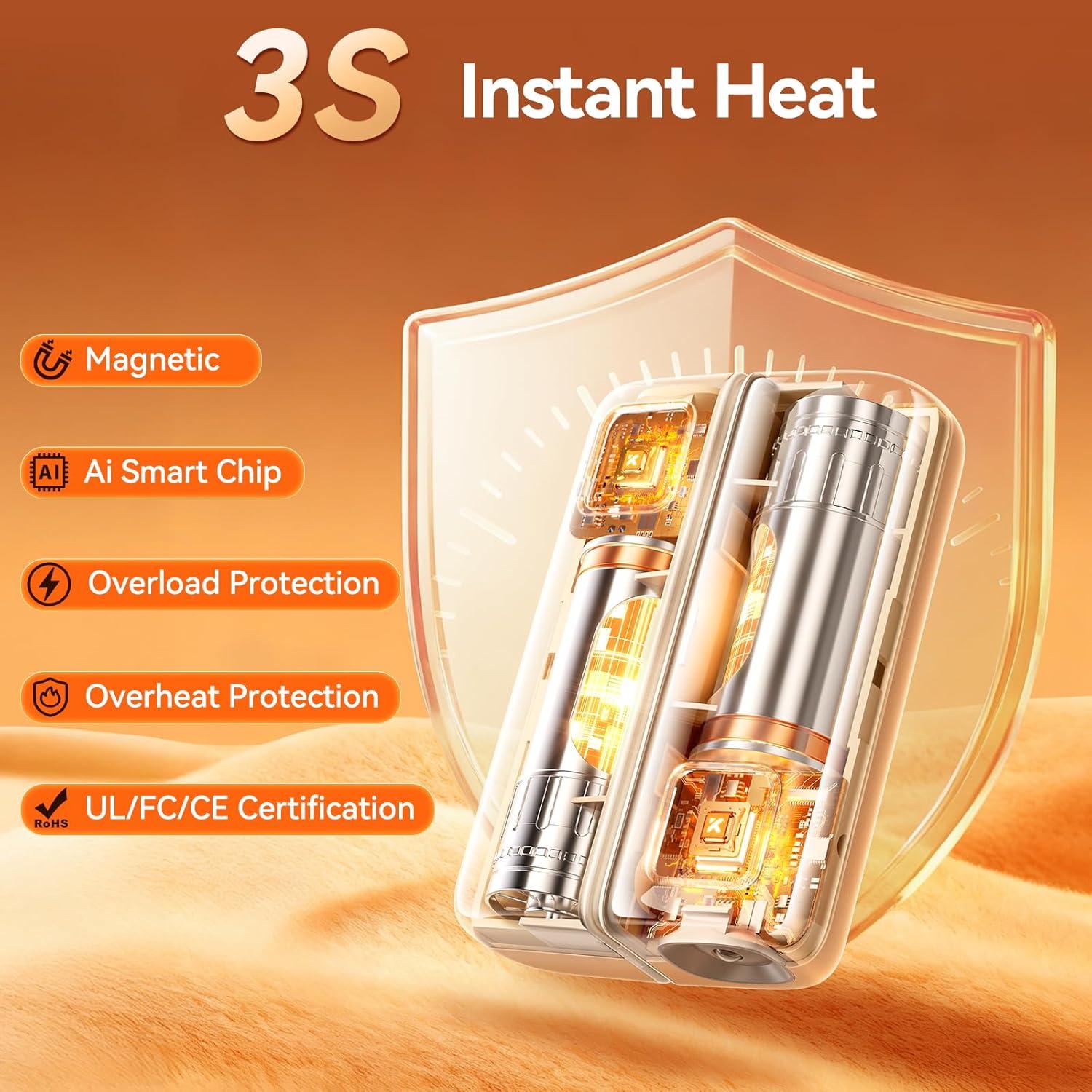 Calentadores de Manos Recargables DIGIX 6000mAh 2 Piezas