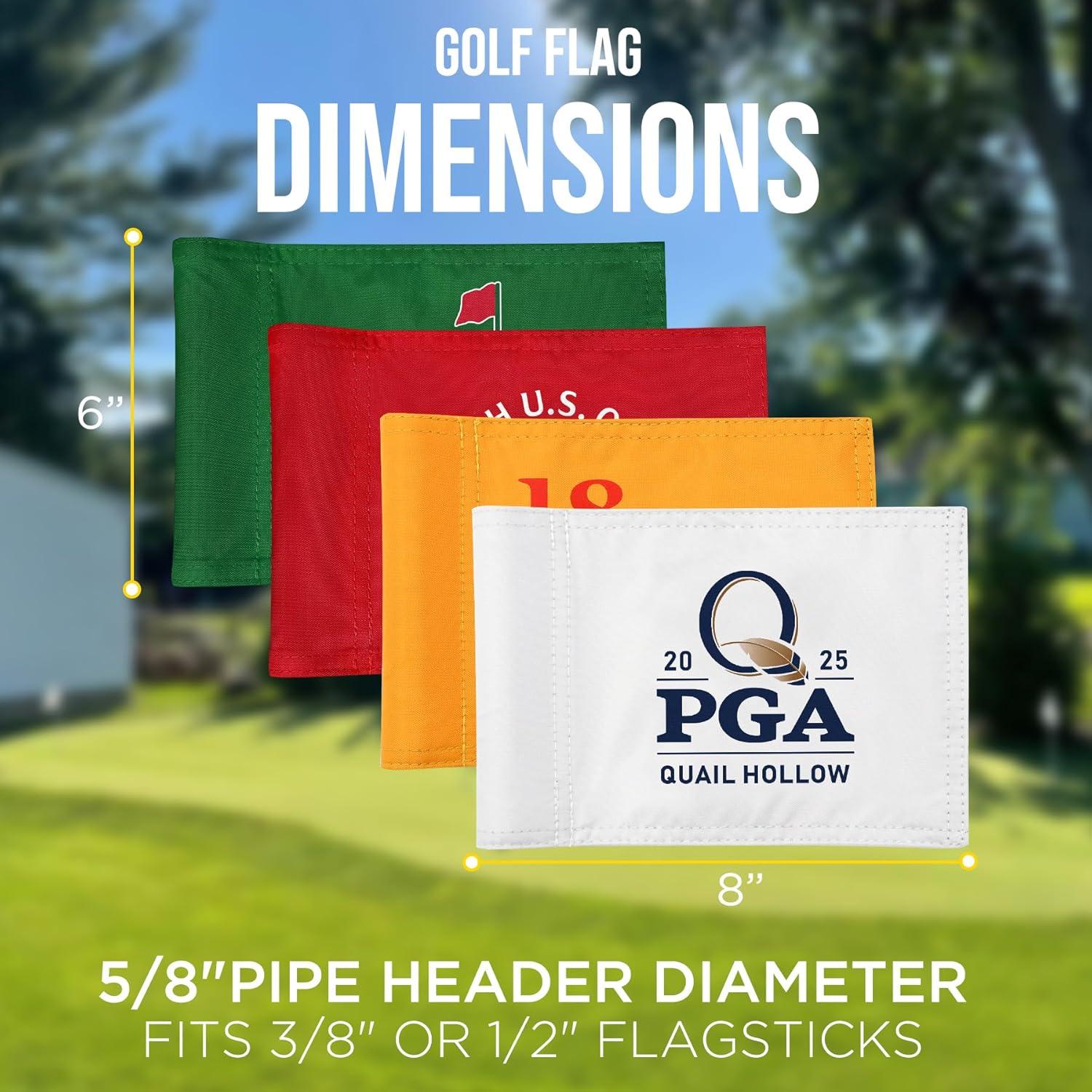 Bandera de Mini Golf CoGolfing 20x15 cm Doble Cara Nylon 420D