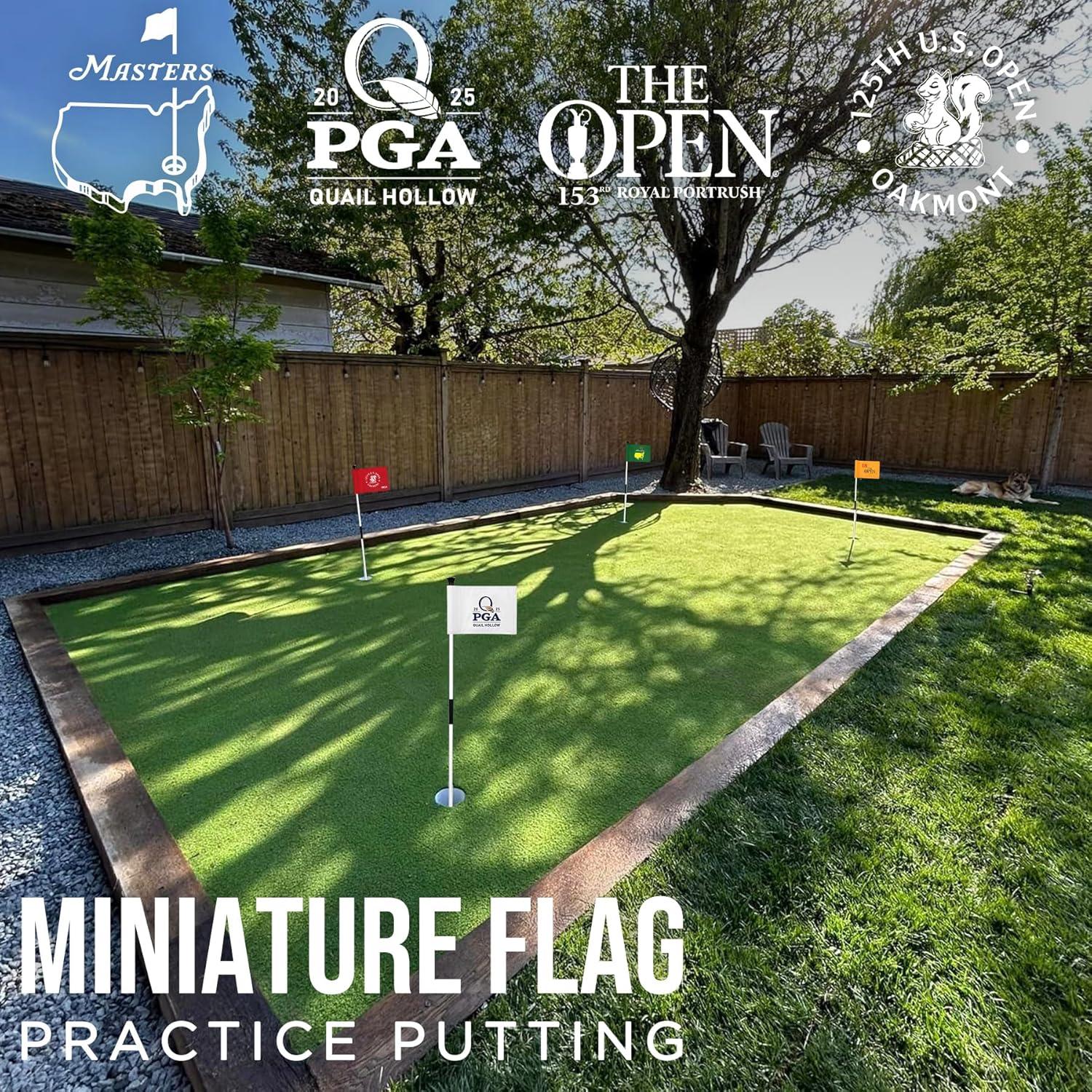 Bandera de Mini Golf CoGolfing 20x15 cm Doble Cara Nylon 420D