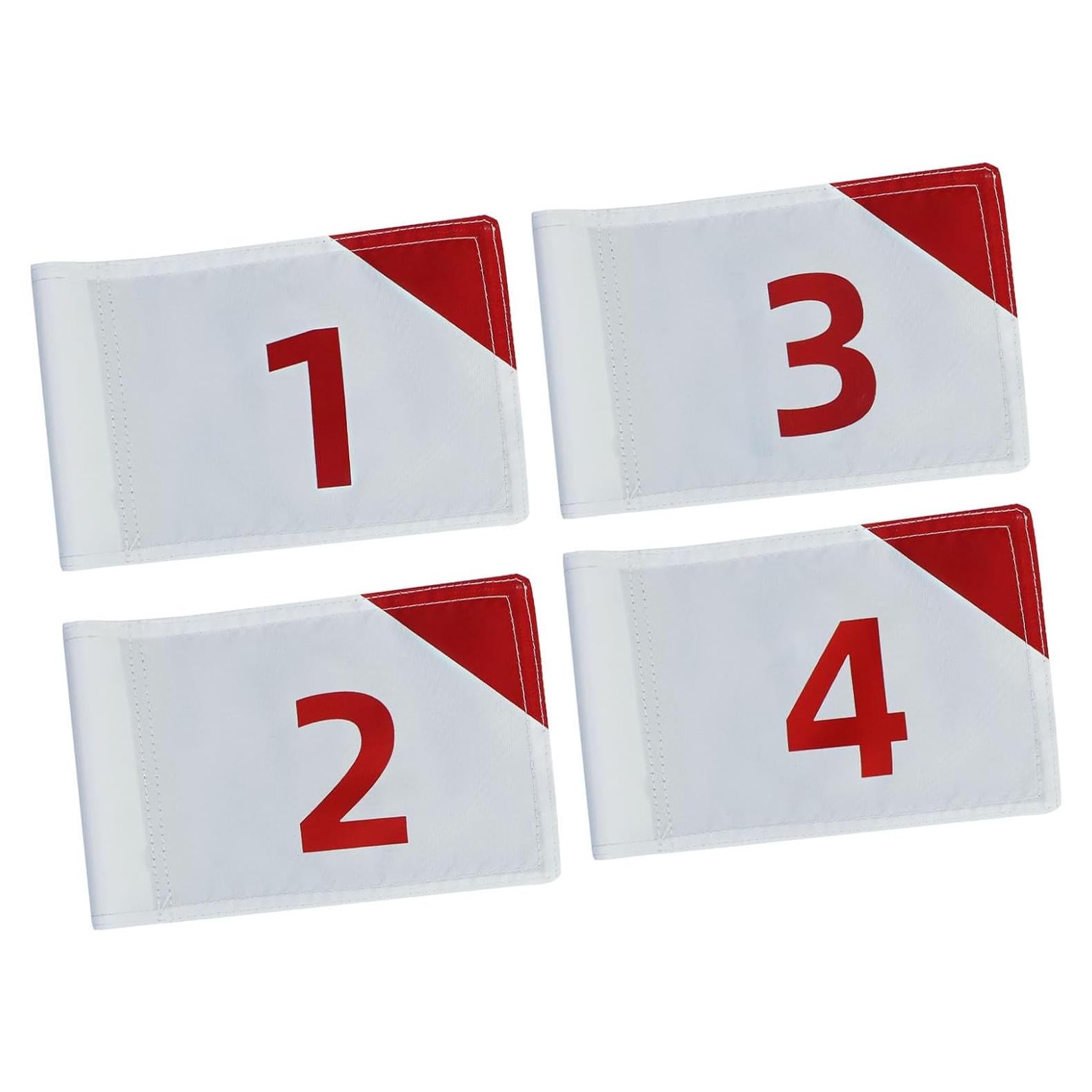 Banderas de Golf Crestgolf 4 PCS Nylon 420D 20x15 cm