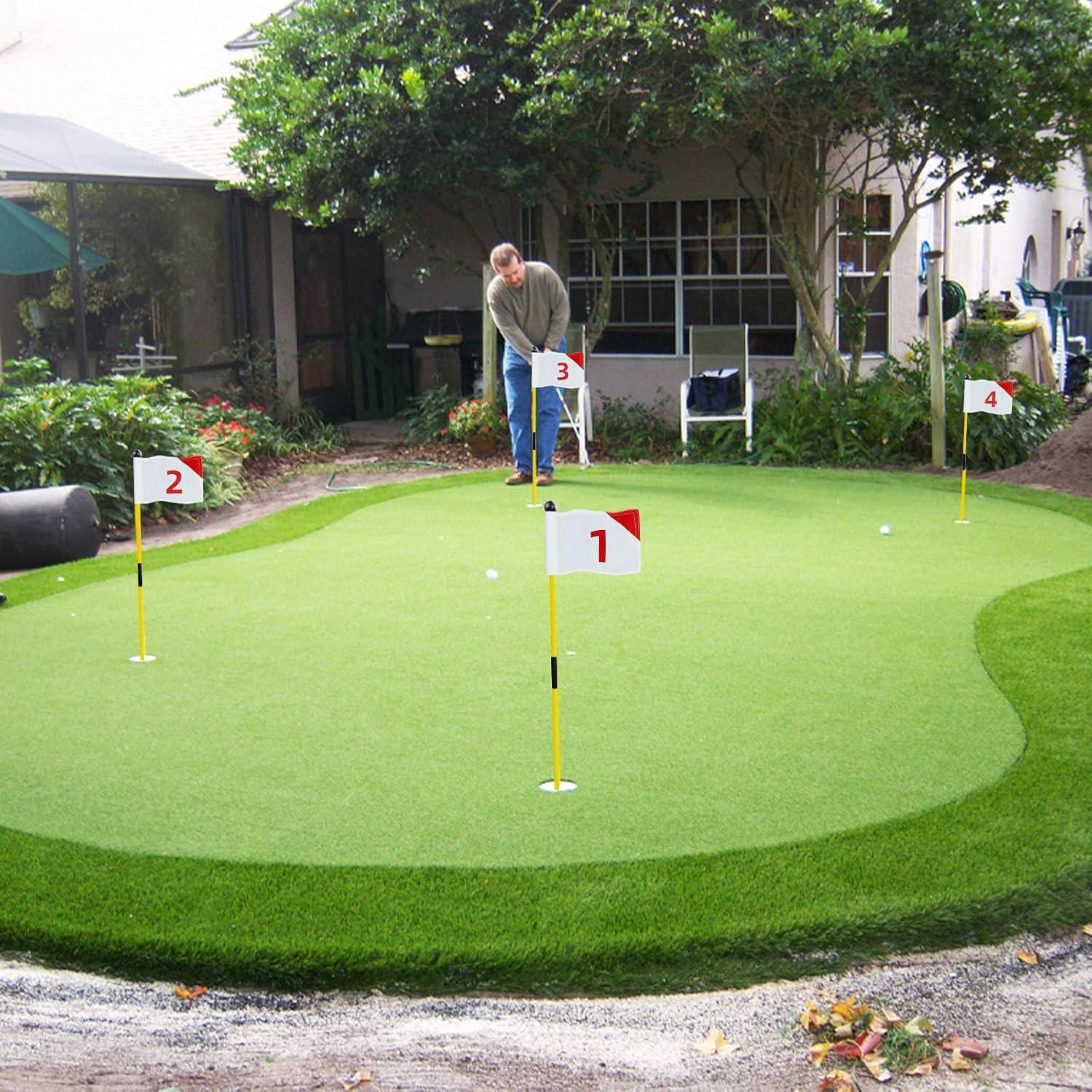 Banderas de Golf Crestgolf 4 PCS Nylon 420D 20x15 cm