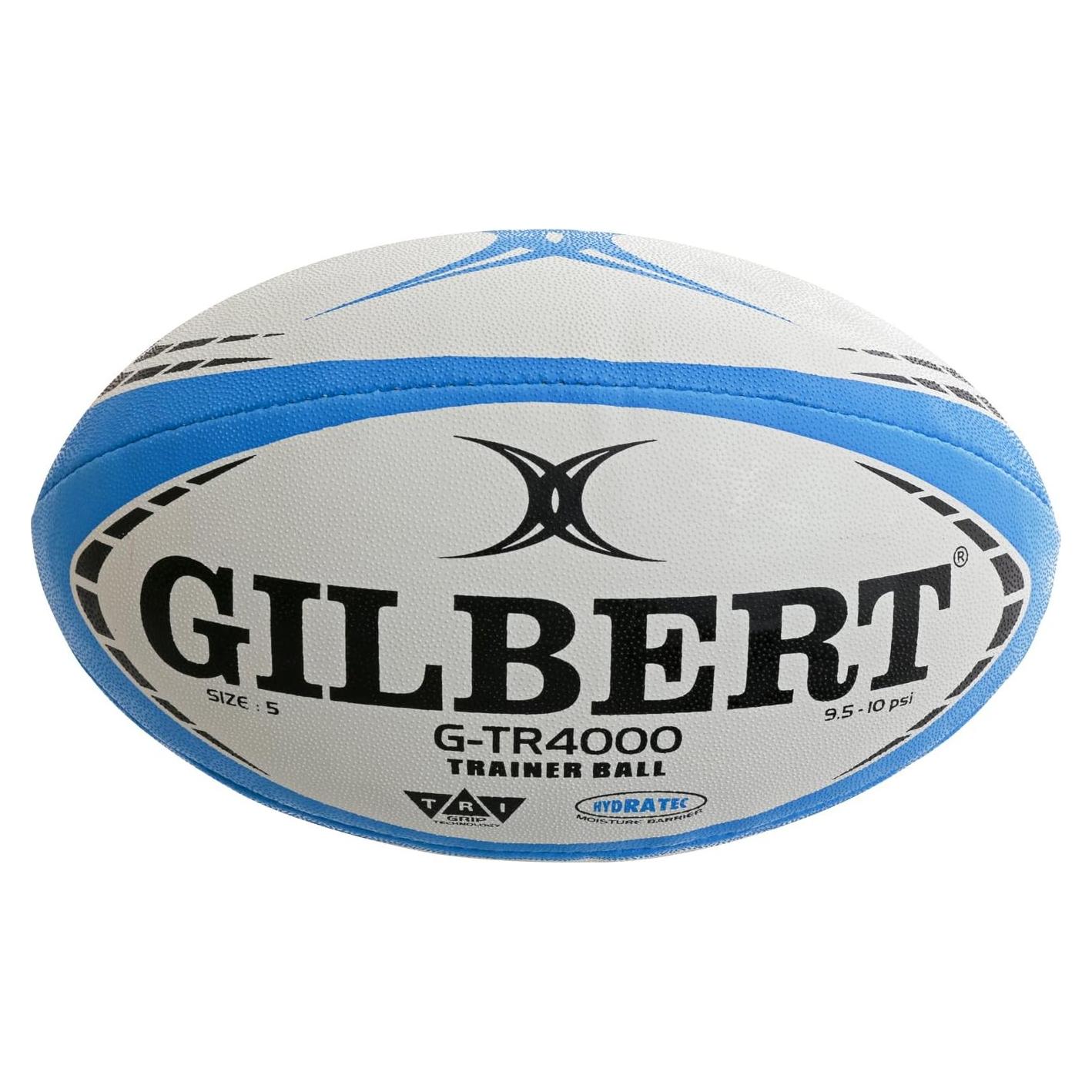 Balón de Entrenamiento Rugby Gilbert G-TR4000 T5 Azul