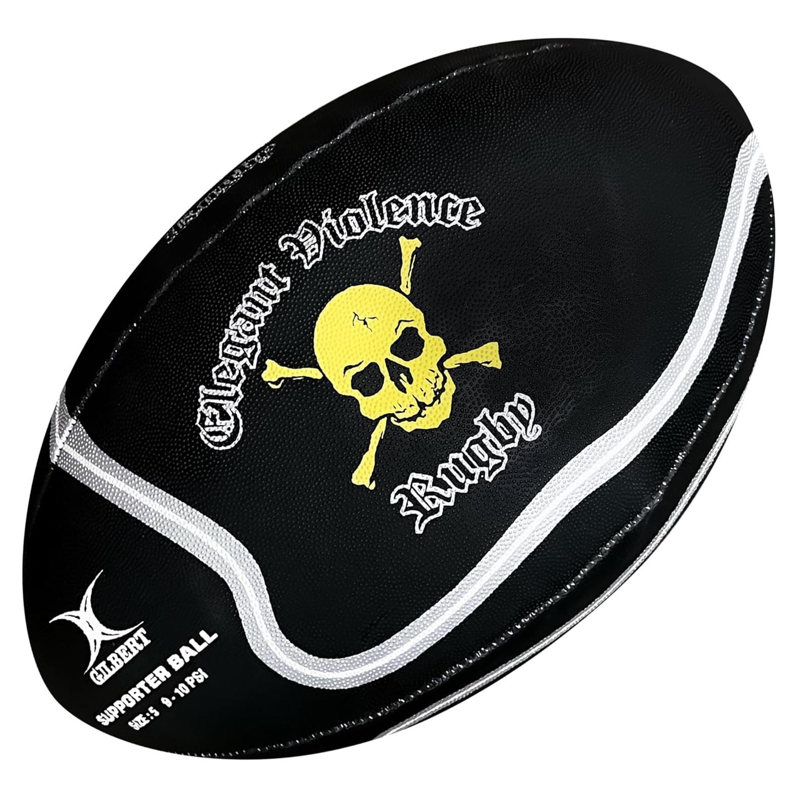 Balón de Rugby Gilbert Violencia Elegante Tamaño 5