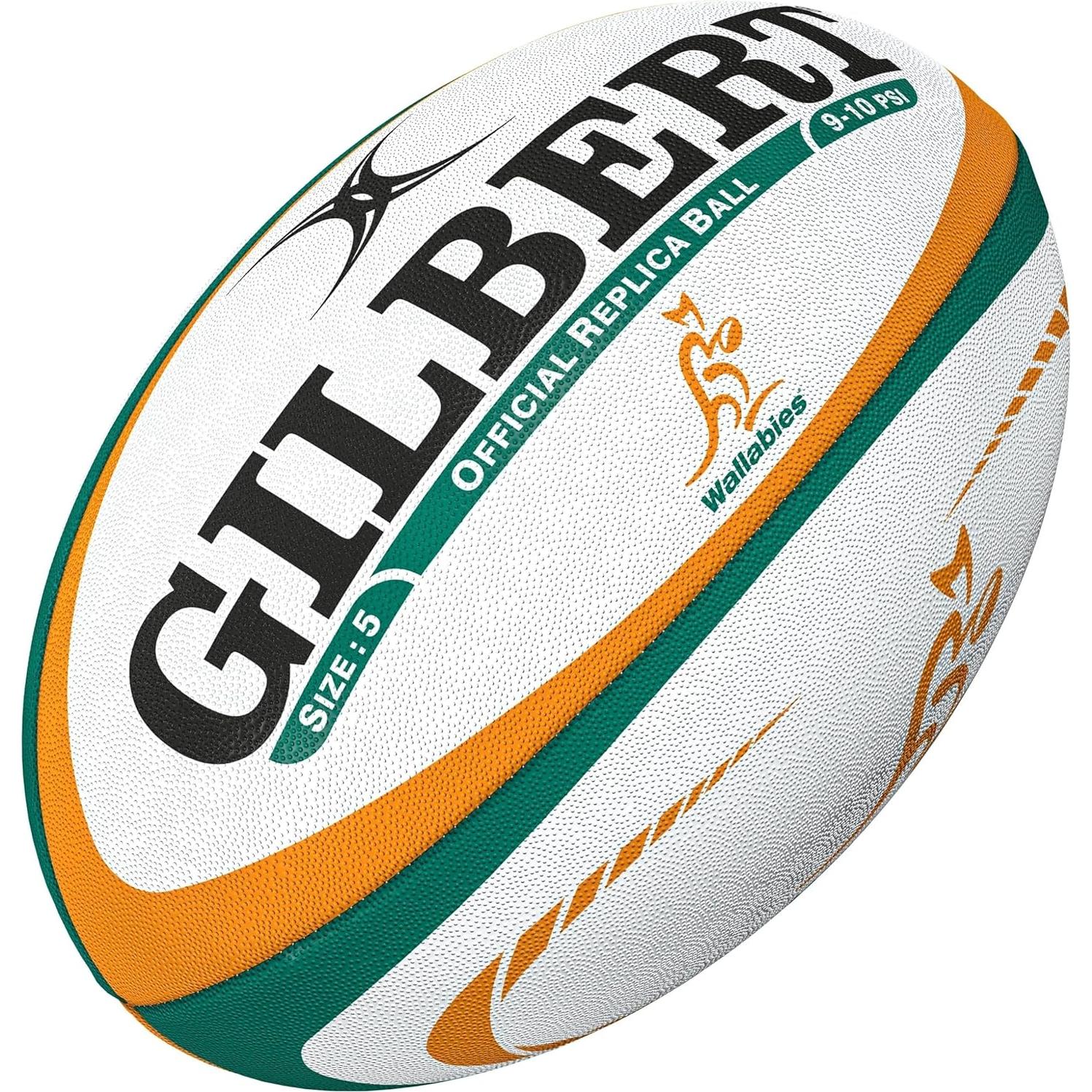 Pelota de Rugby Replica Gilbert Wallabies Tamaño 5