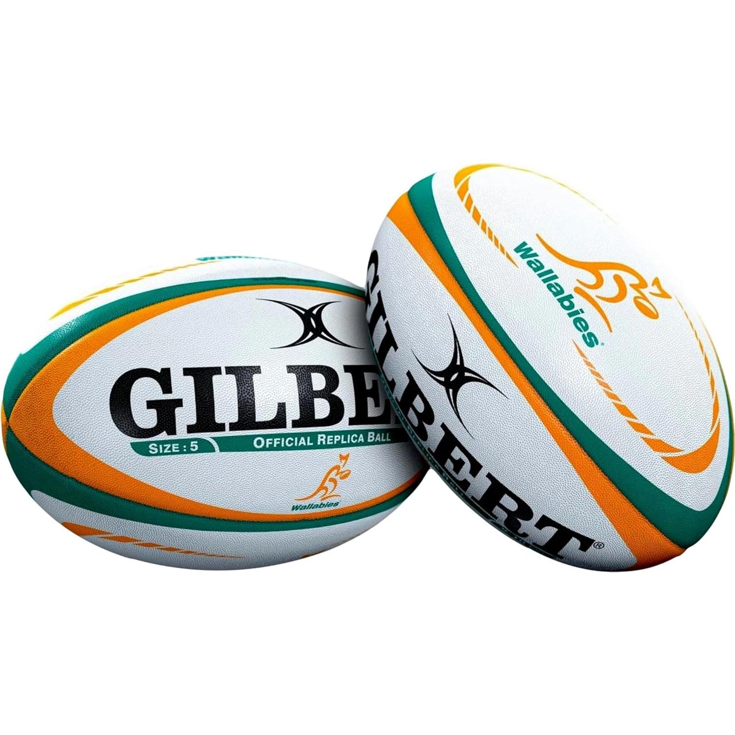 Pelota de Rugby Replica Gilbert Wallabies Tamaño 5