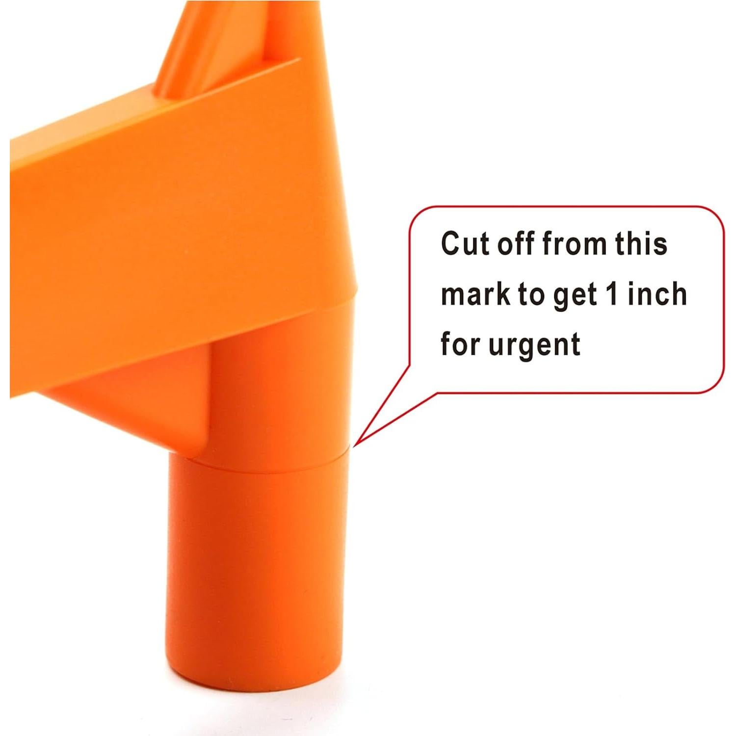 Soporte de Tee de Patada de Fútbol DUTYBOD 5.08 cm Naranja