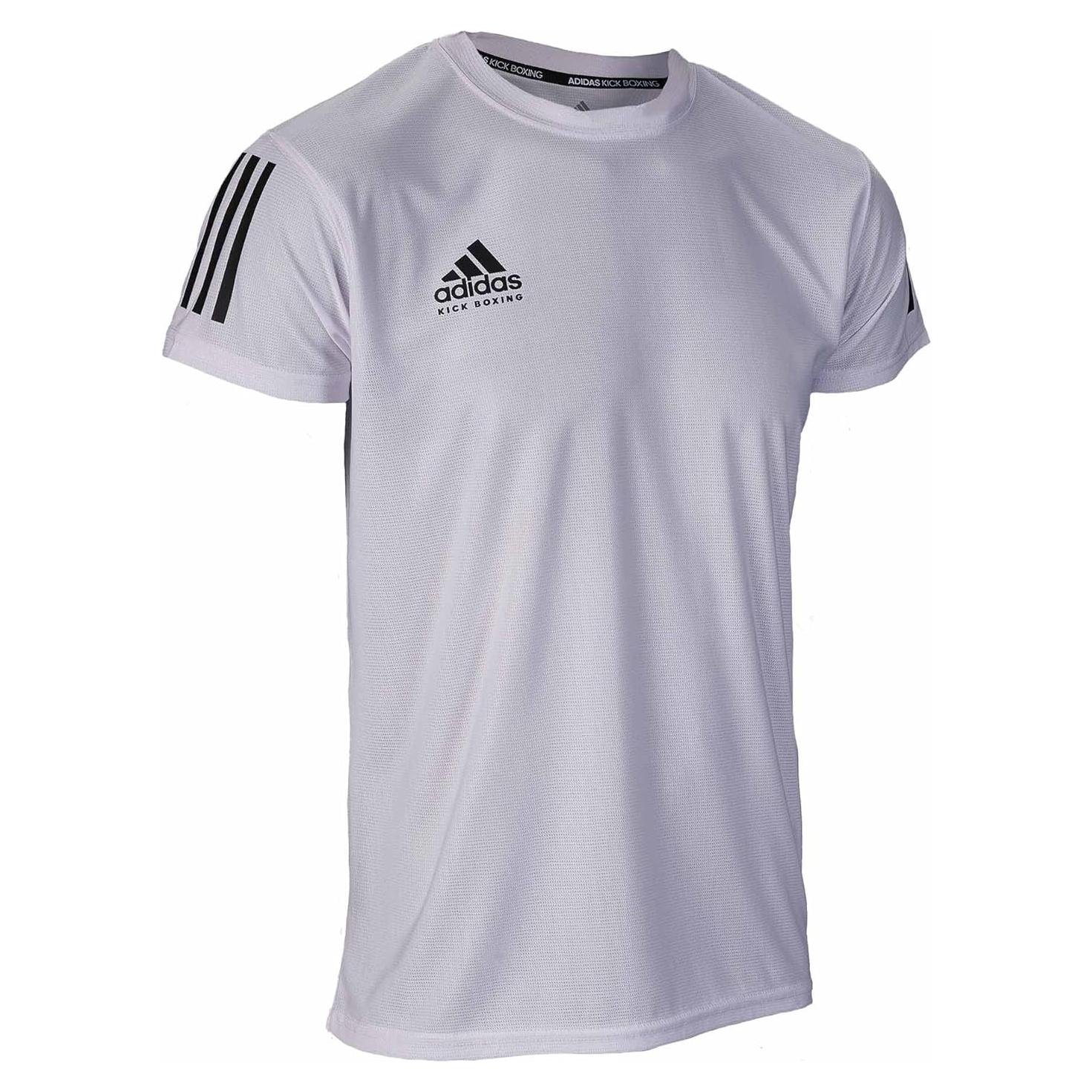 Camiseta Kickboxing Adidas Basic Negro/Blanco - adiKBTS100
