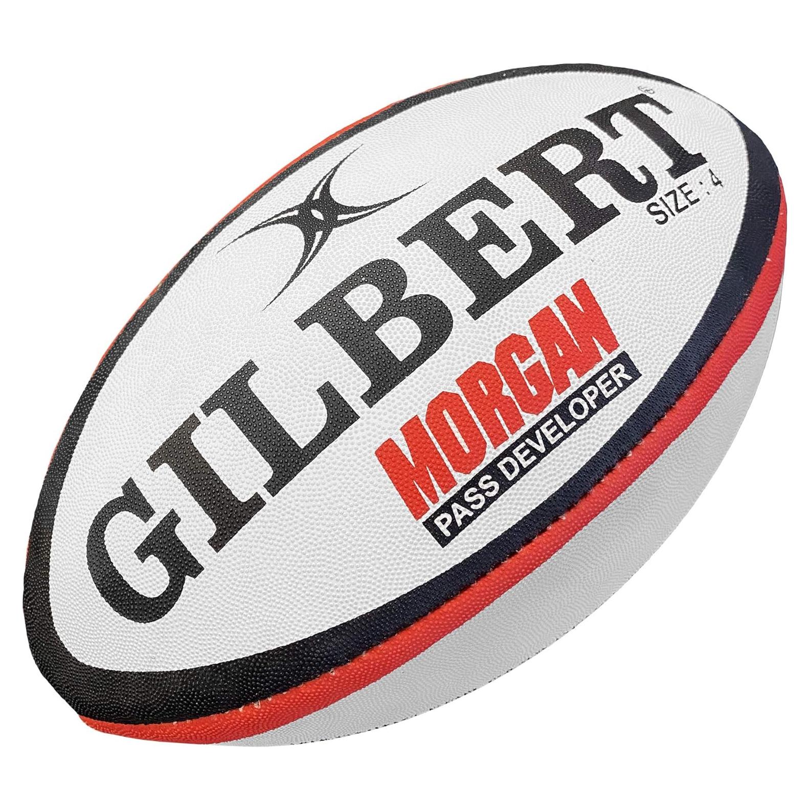 Balón de Rugby Gilbert Morgan Pass Tamaño 4 Entrenamiento