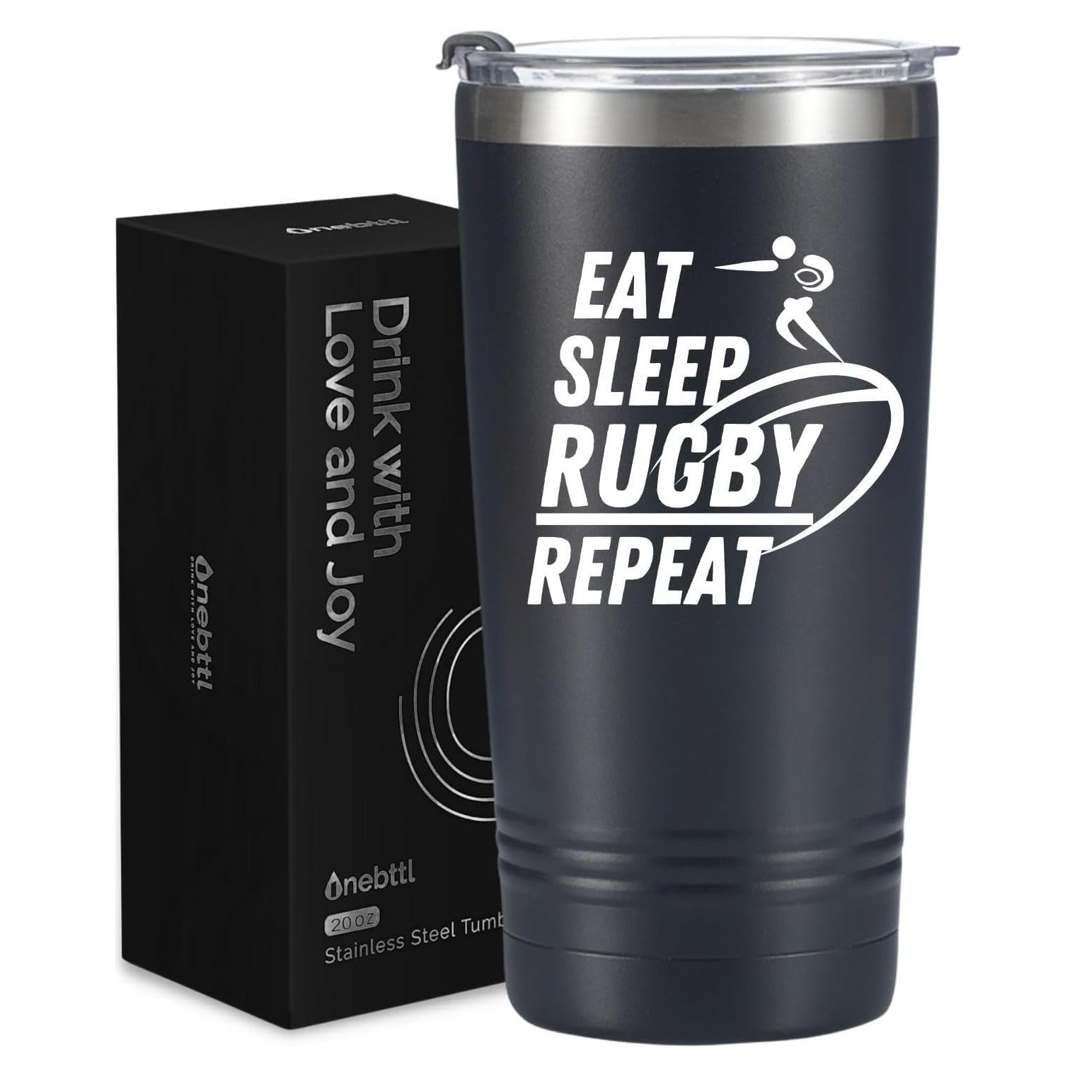 Vaso de Acero Inoxidable Onebttl 591 ml con Tapa y Pajilla