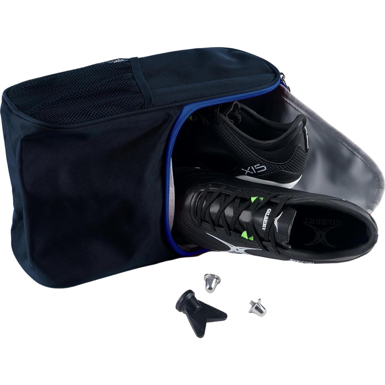 Bolsa de Botas Gilbert Club V4 para Rugby - Marino/Royal