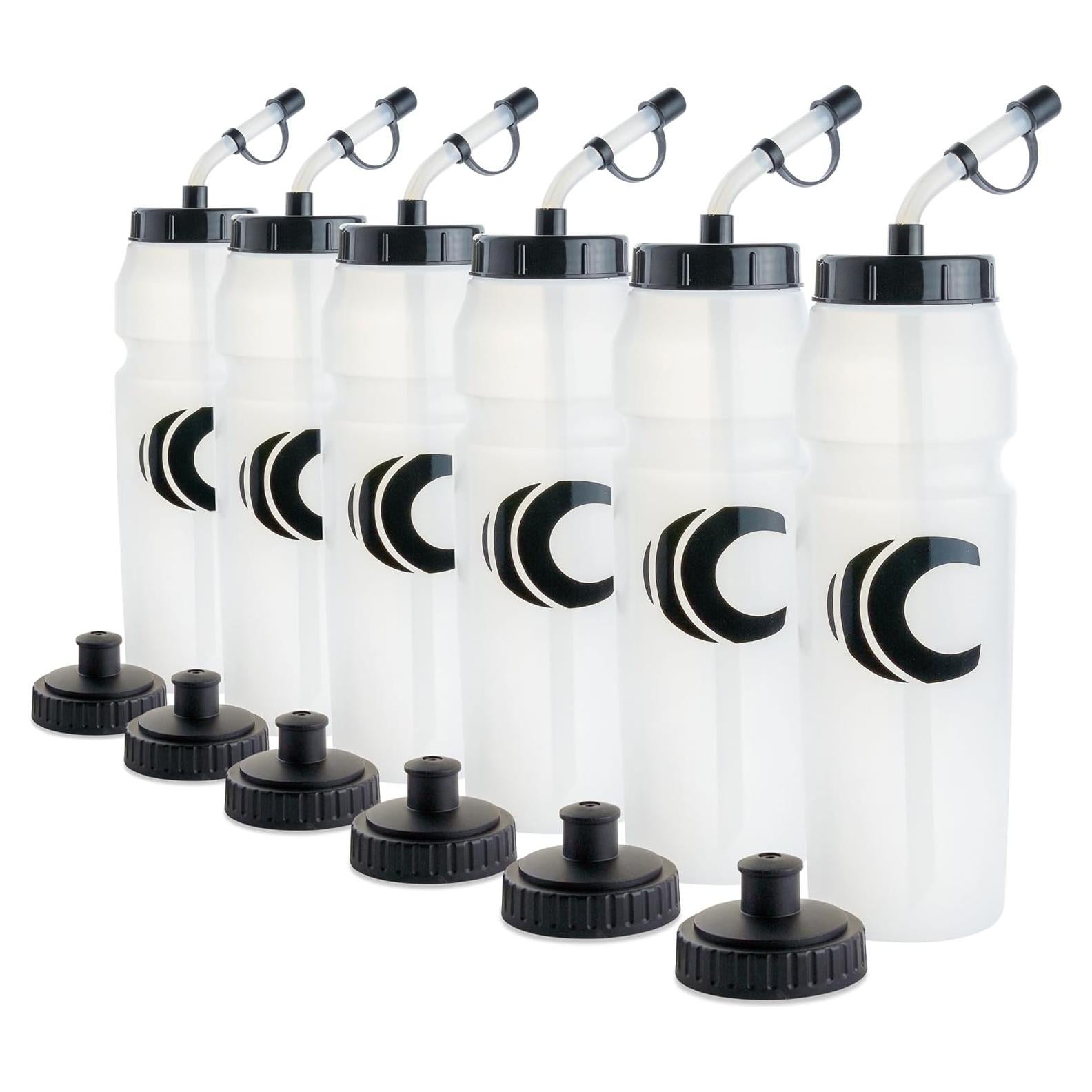 Botella de Agua Deportiva Cannon Sports 1L BPA Libre con 2 Tapas