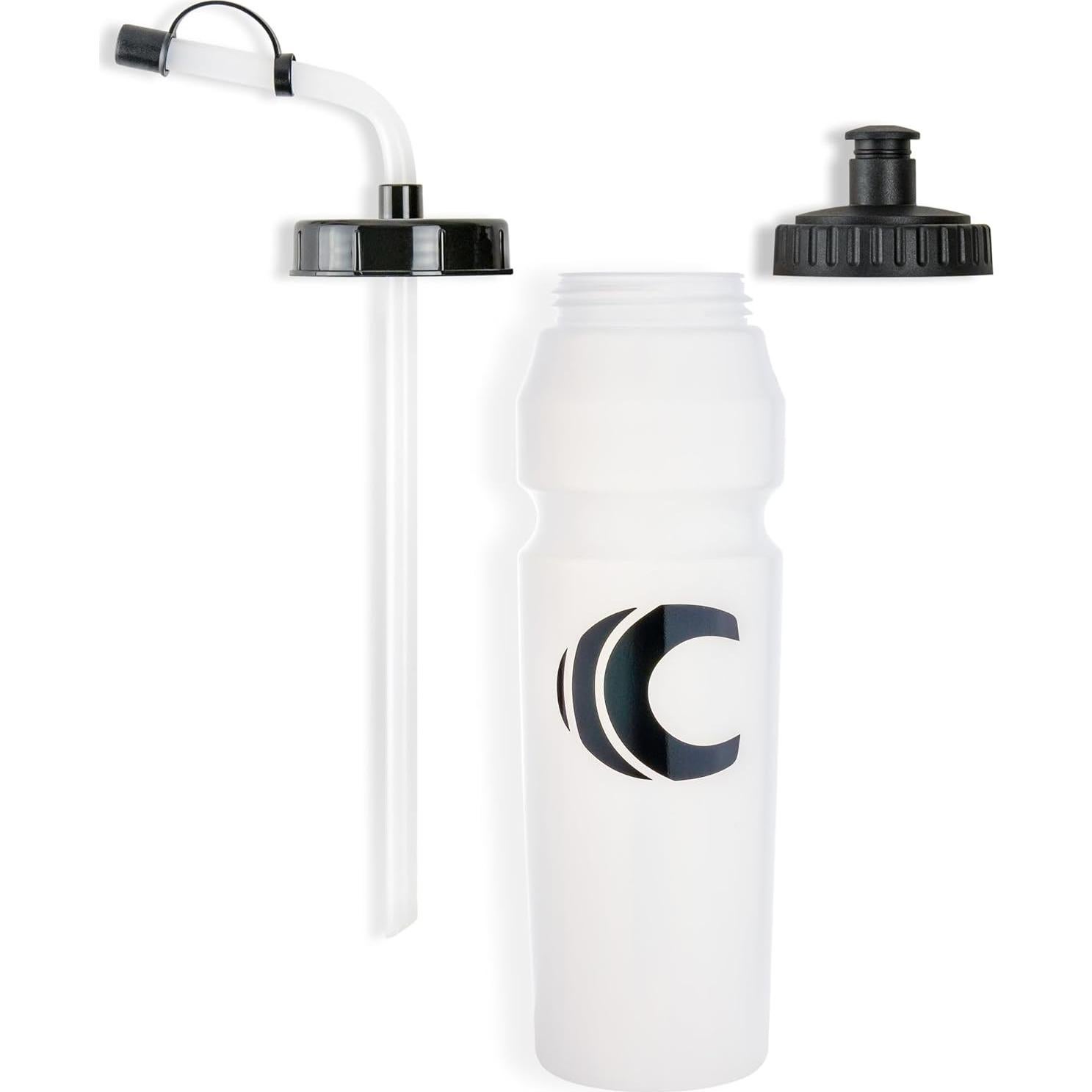 Botella de Agua Deportiva Cannon Sports 1L BPA Libre con 2 Tapas