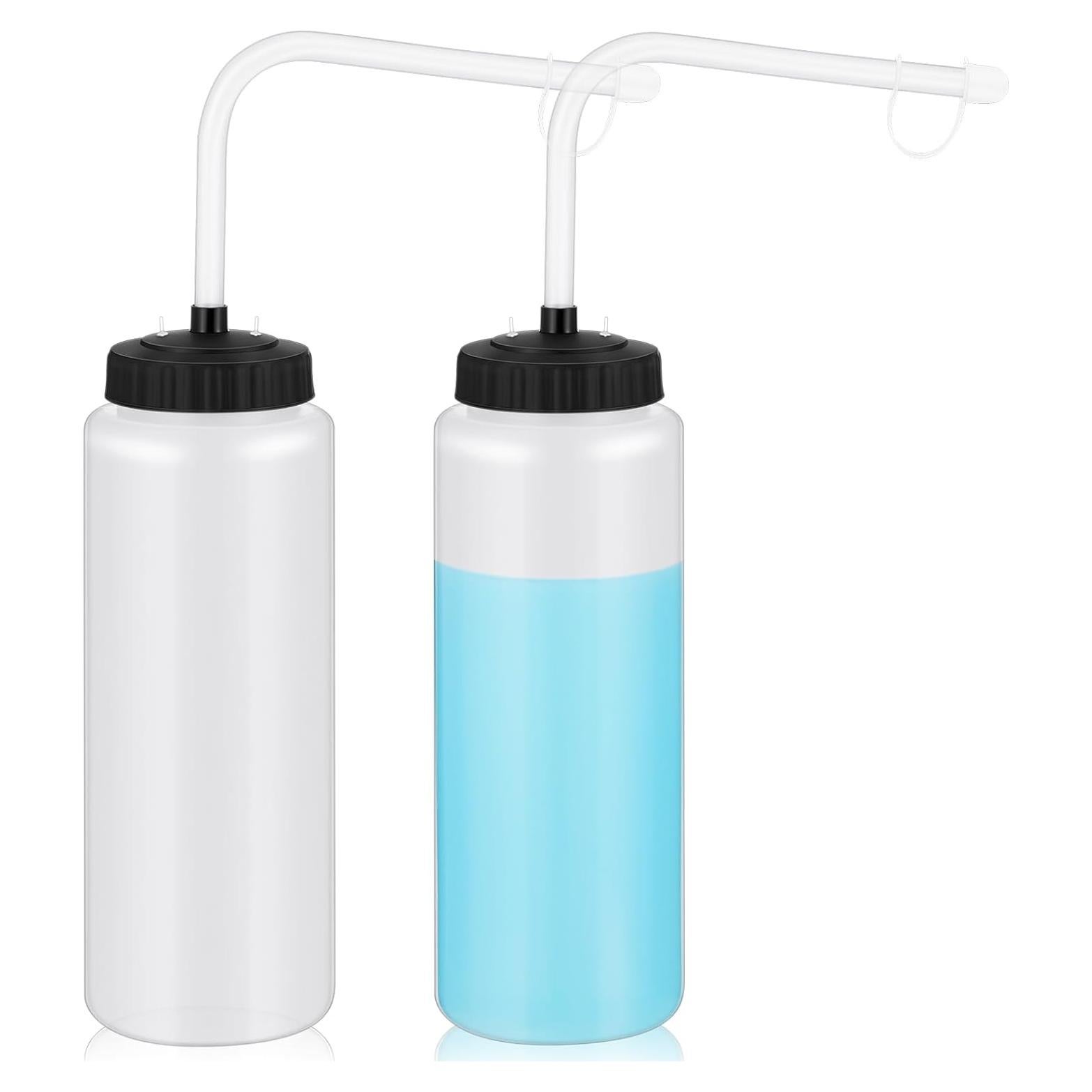 Botellas de Agua Deportivas Domensi 1L con Pajilla - 2 Piezas