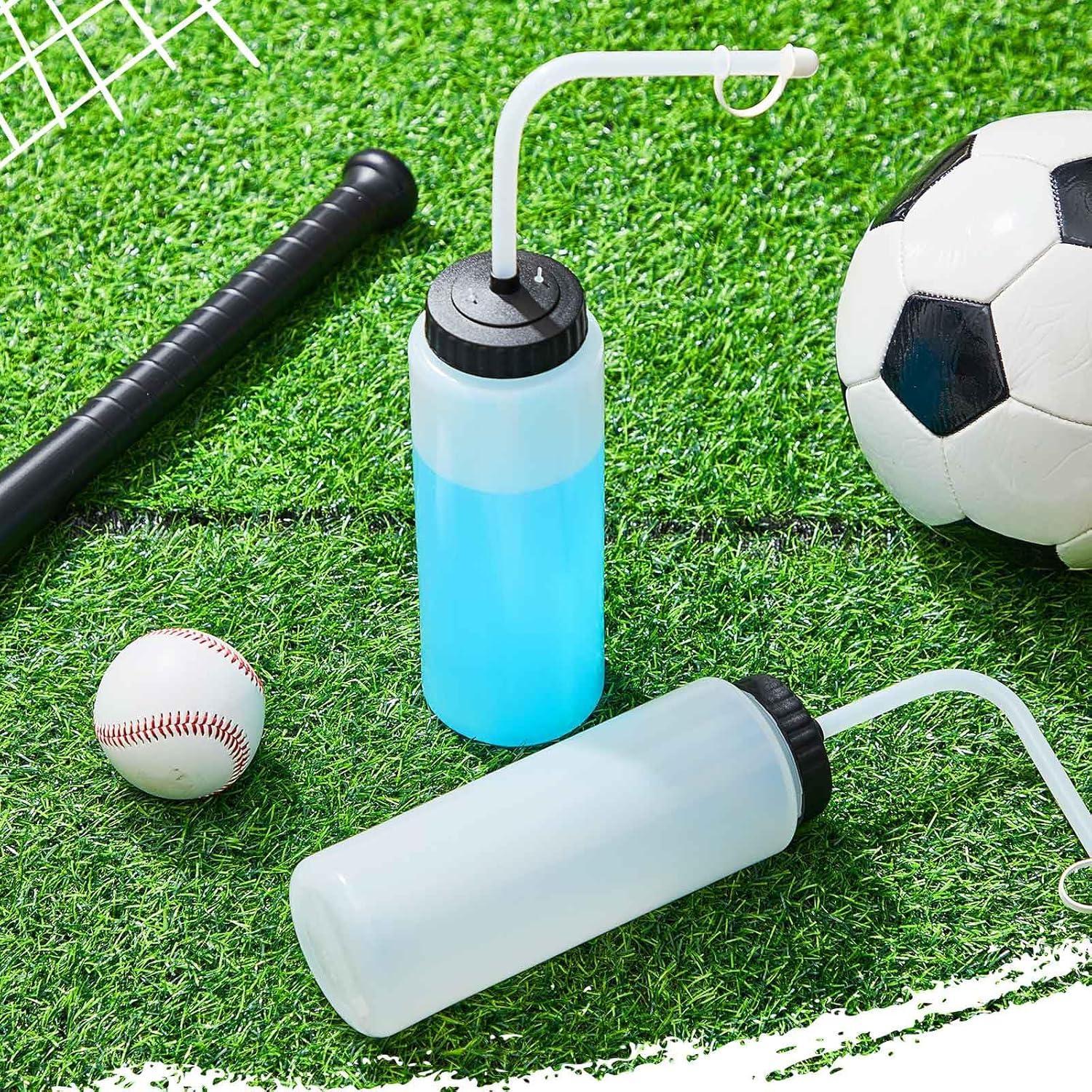 Botellas de Agua Deportivas Domensi 1L con Pajilla - 2 Piezas