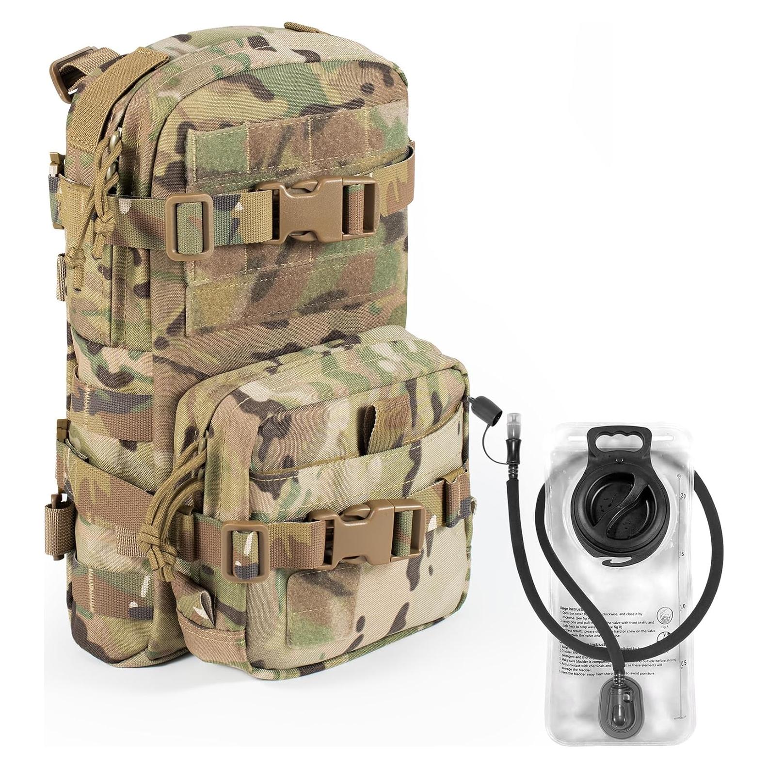 Pack de Hidratación Táctico CLTAC 3L Nylon 500D