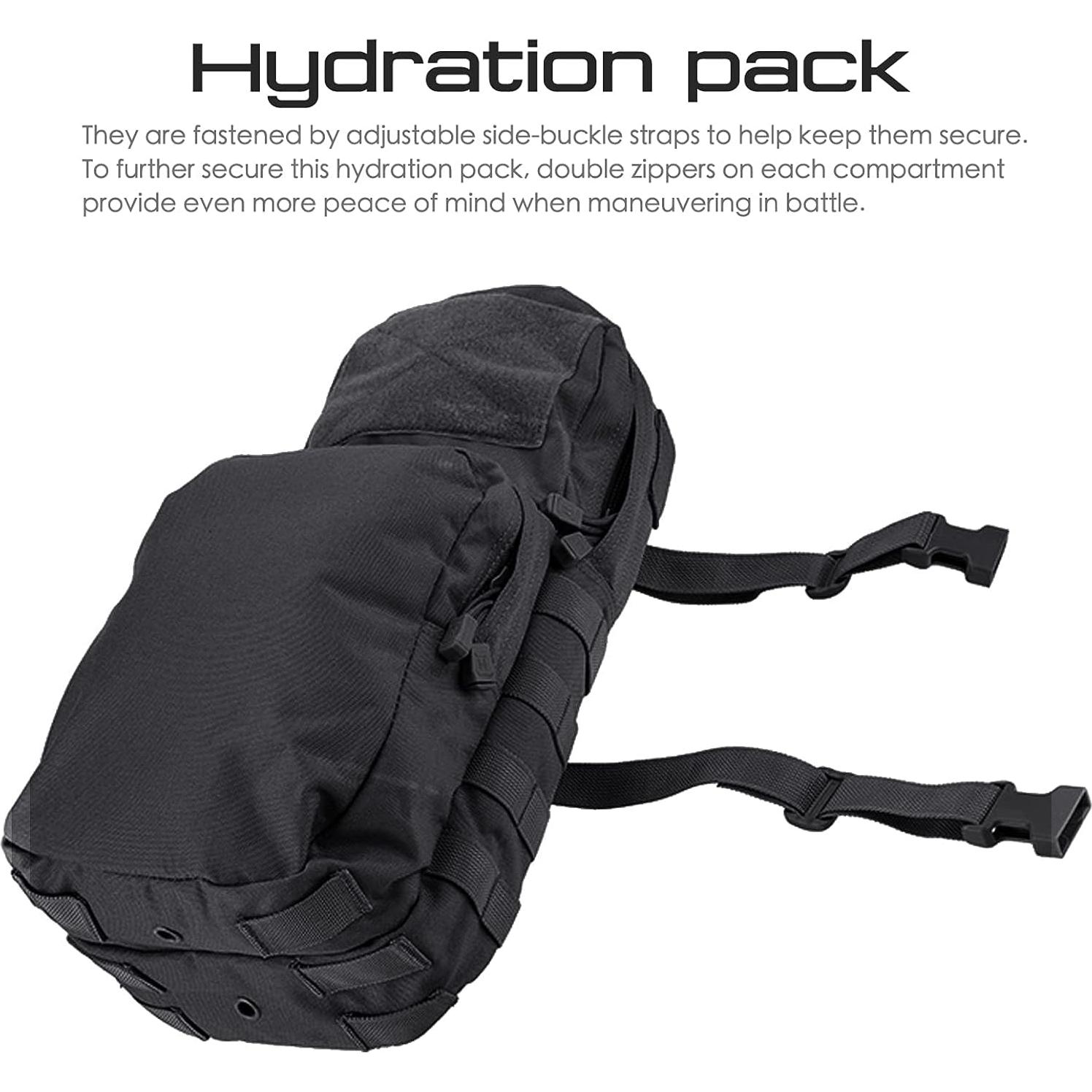 Mochila Táctica de Hidratación LIVANS 3L Nylon Impermeable