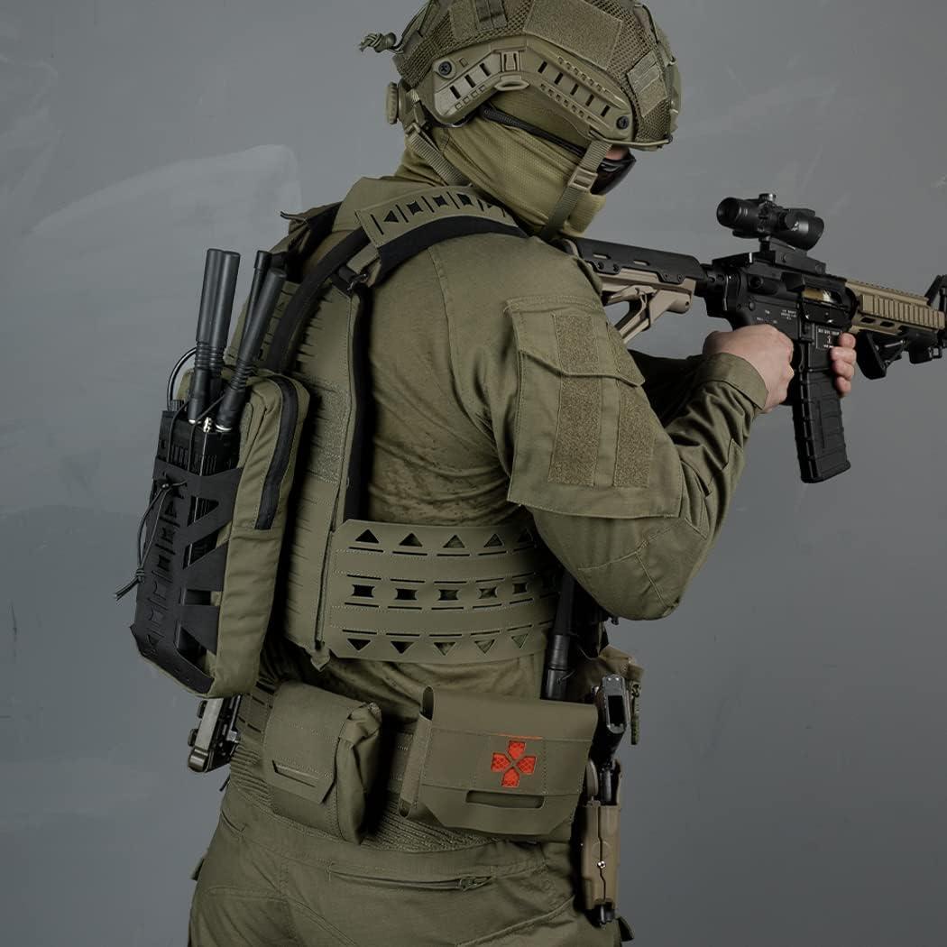 Bolsa de Hidratación Táctica TOPTACPRO 1L Nylon 500D MOLLE