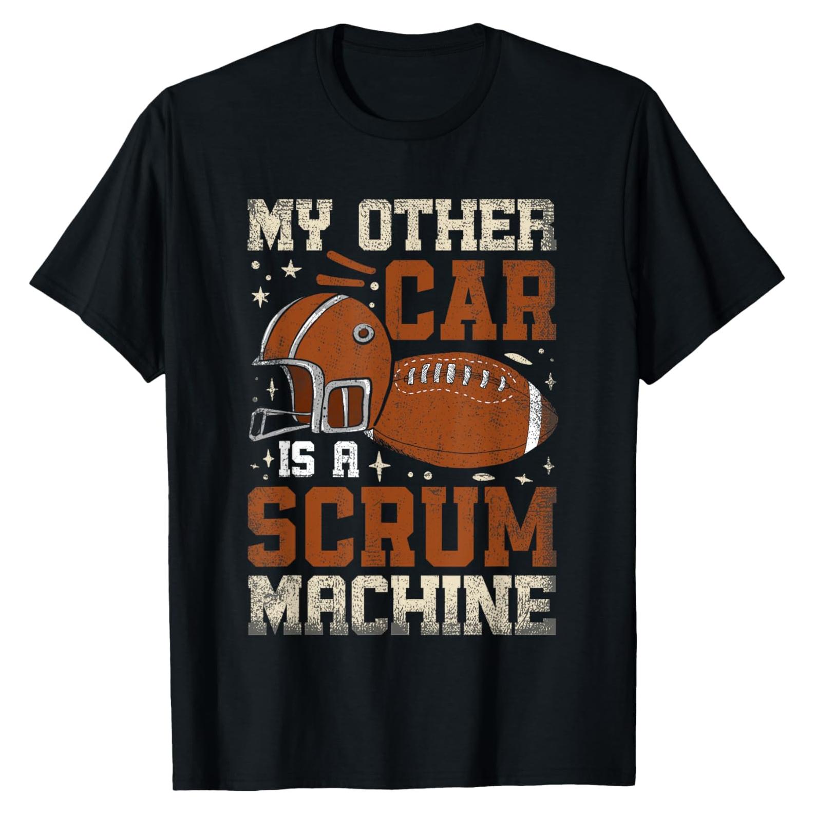 Camiseta de Rugby Regalos de Rugby - Mi otro coche es una máquina