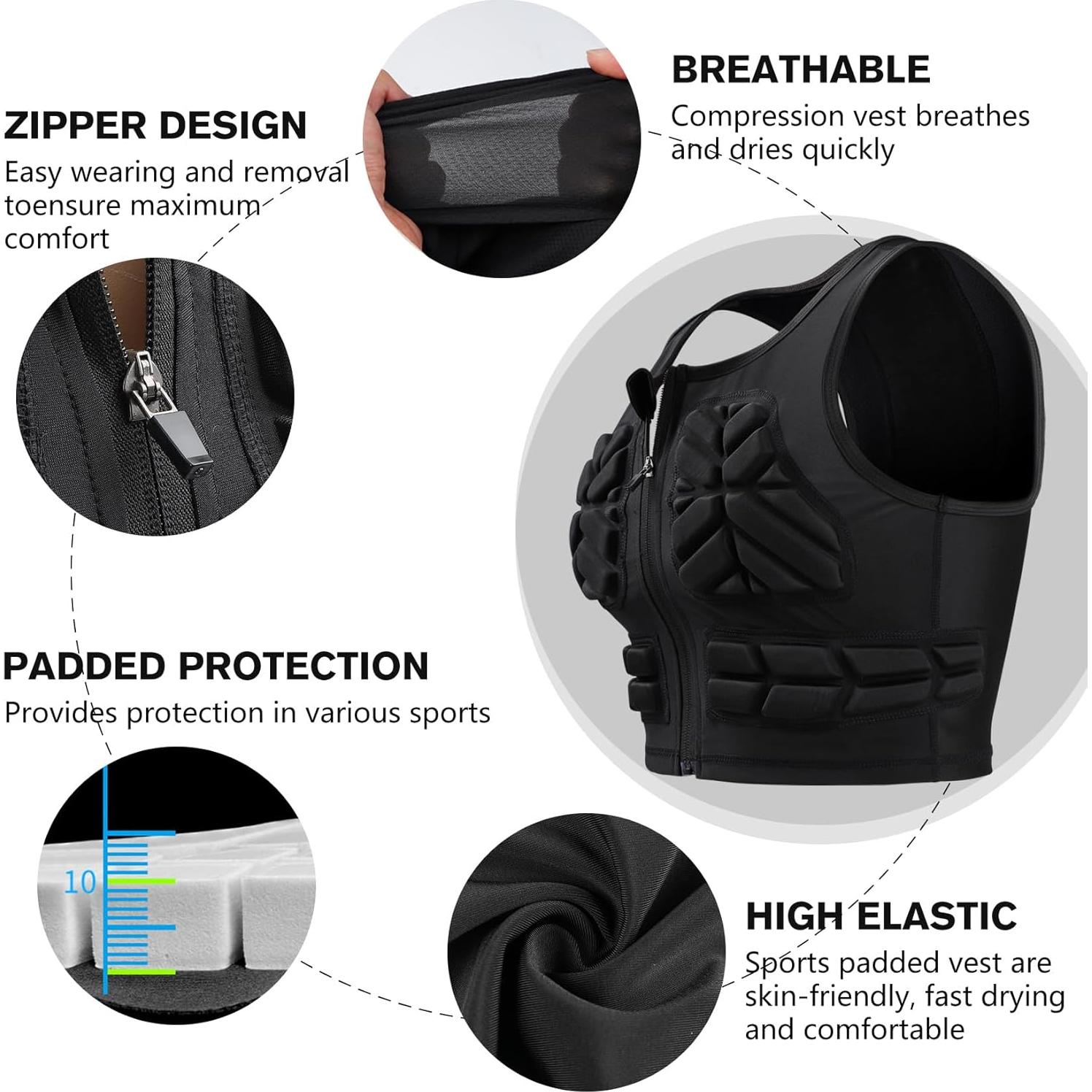 Chaleco Protector Acolchado Eicolorte para Mujeres - Grande