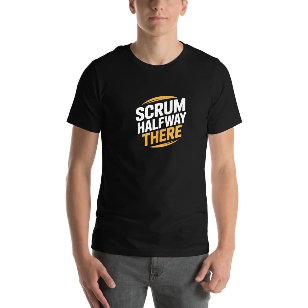 Camiseta de Rugby Unisex Scrum Halfway There 100% Algodón