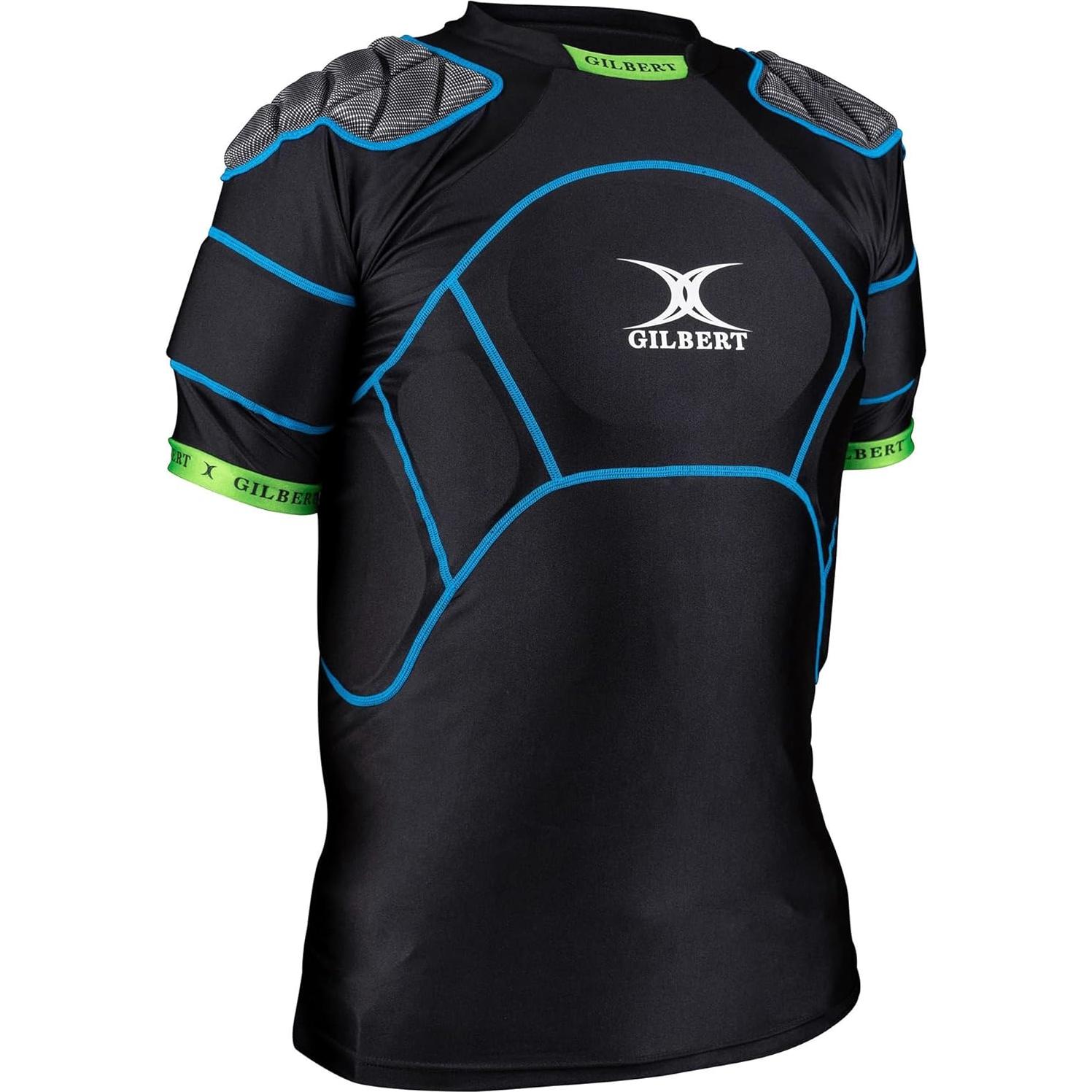 Armadura Corporal XP-500 Gilbert para Rugby - Grande, Negra