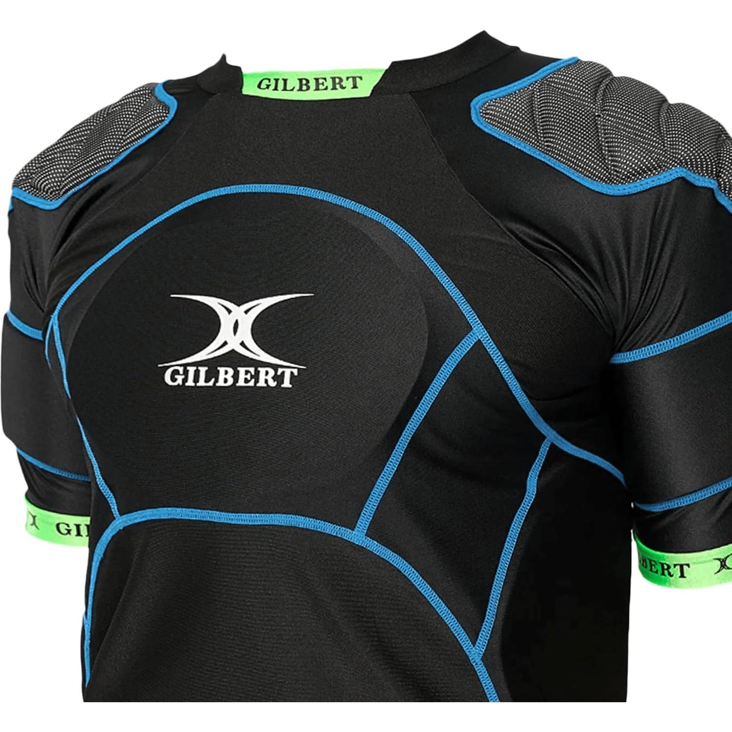 Armadura Corporal XP-500 Gilbert para Rugby - Grande, Negra