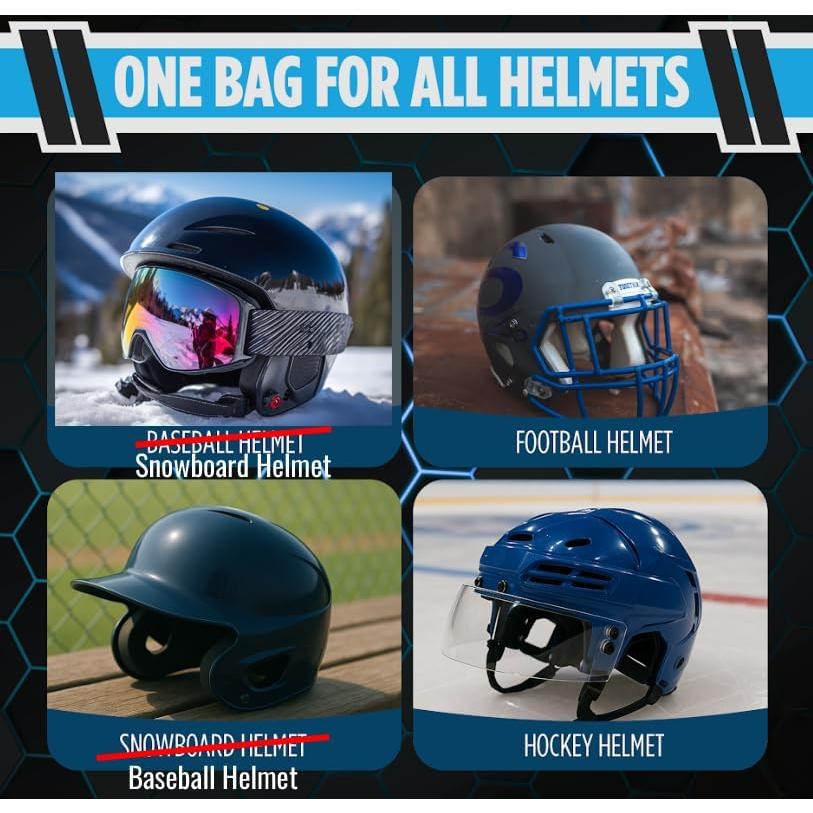 Bolsa para Casco de Fútbol Sports Unlimited - 45.72x40.64cm