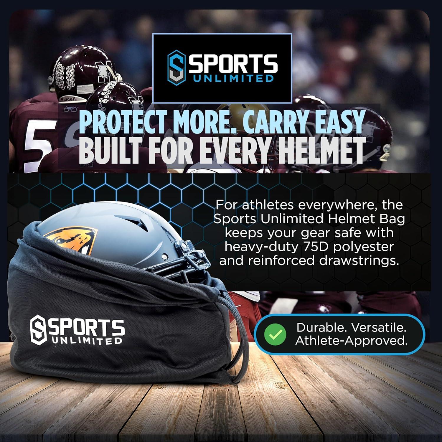 Bolsa para Casco de Fútbol Sports Unlimited - 45.72x40.64cm