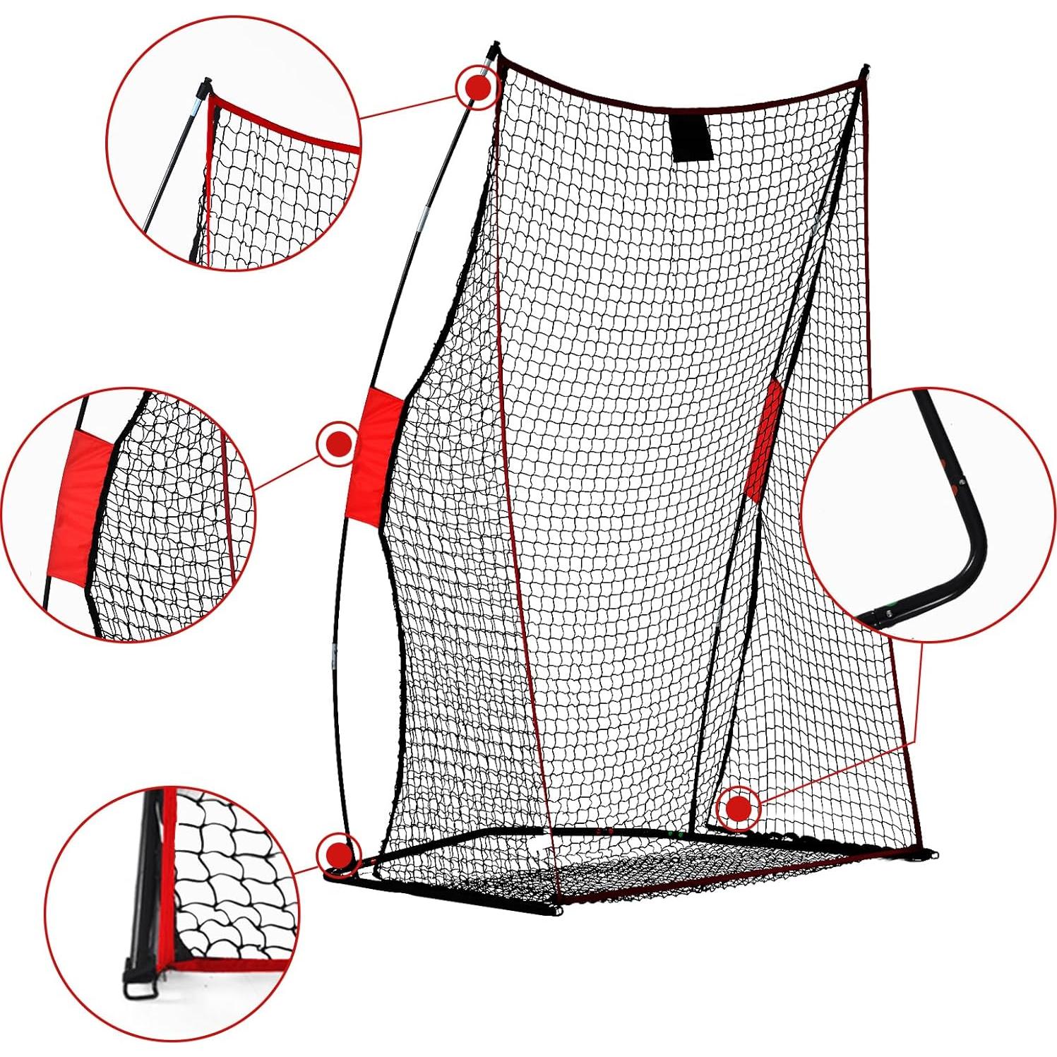 Red de Lanzamiento de Fútbol Doublehorse 1.22x2.13m Portátil