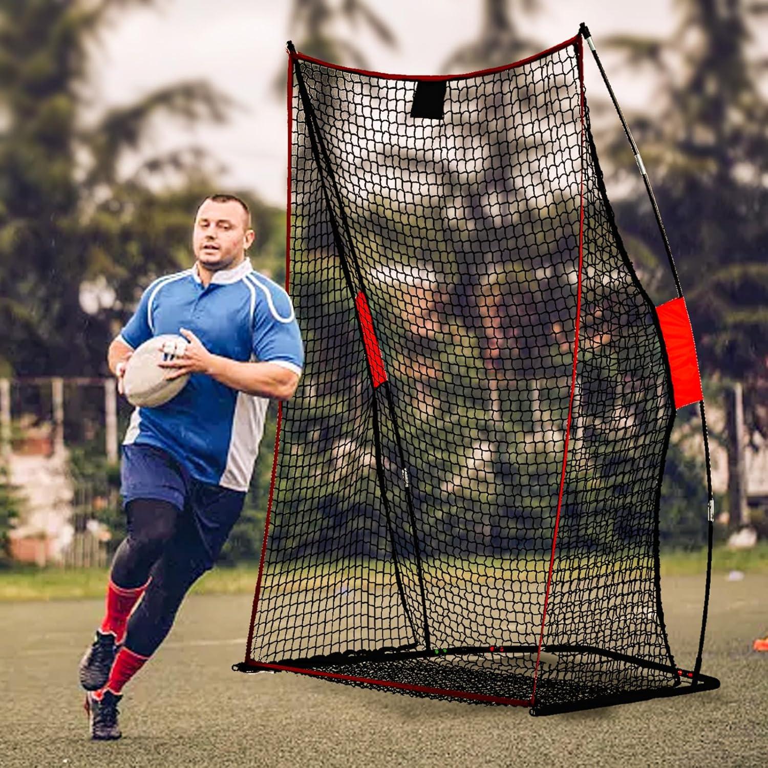 Red de Lanzamiento de Fútbol Doublehorse 1.22x2.13m Portátil