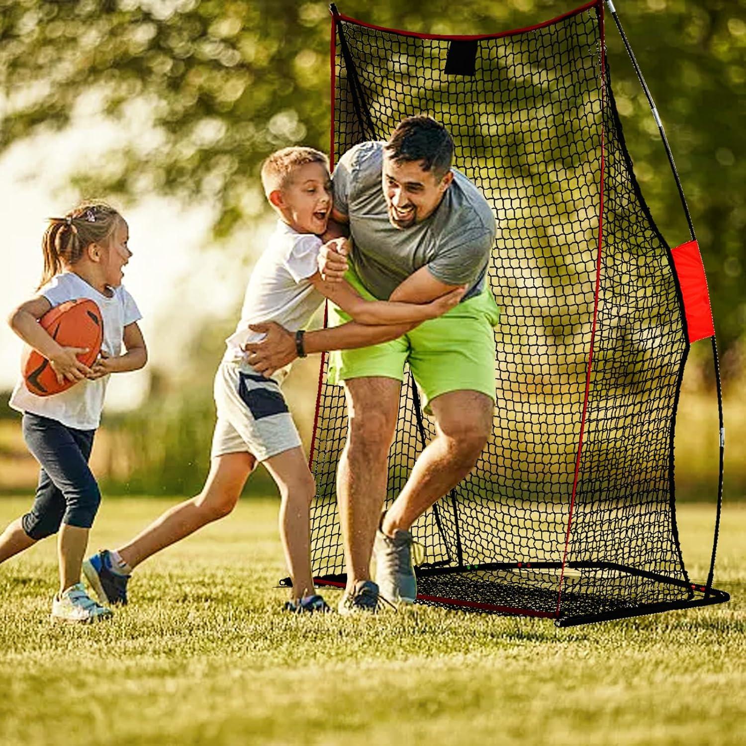 Red de Lanzamiento de Fútbol Doublehorse 1.22x2.13m Portátil