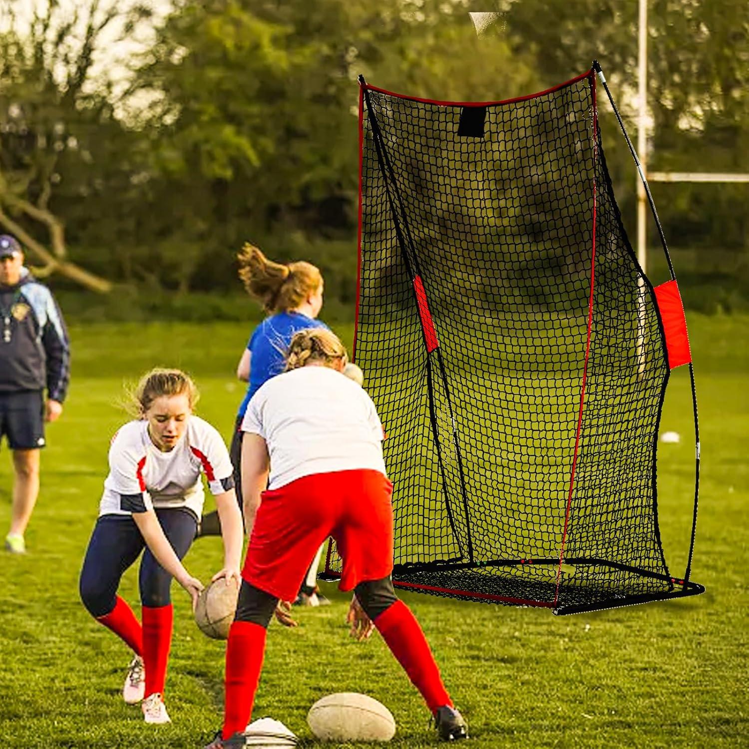 Red de Lanzamiento de Fútbol Doublehorse 1.22x2.13m Portátil