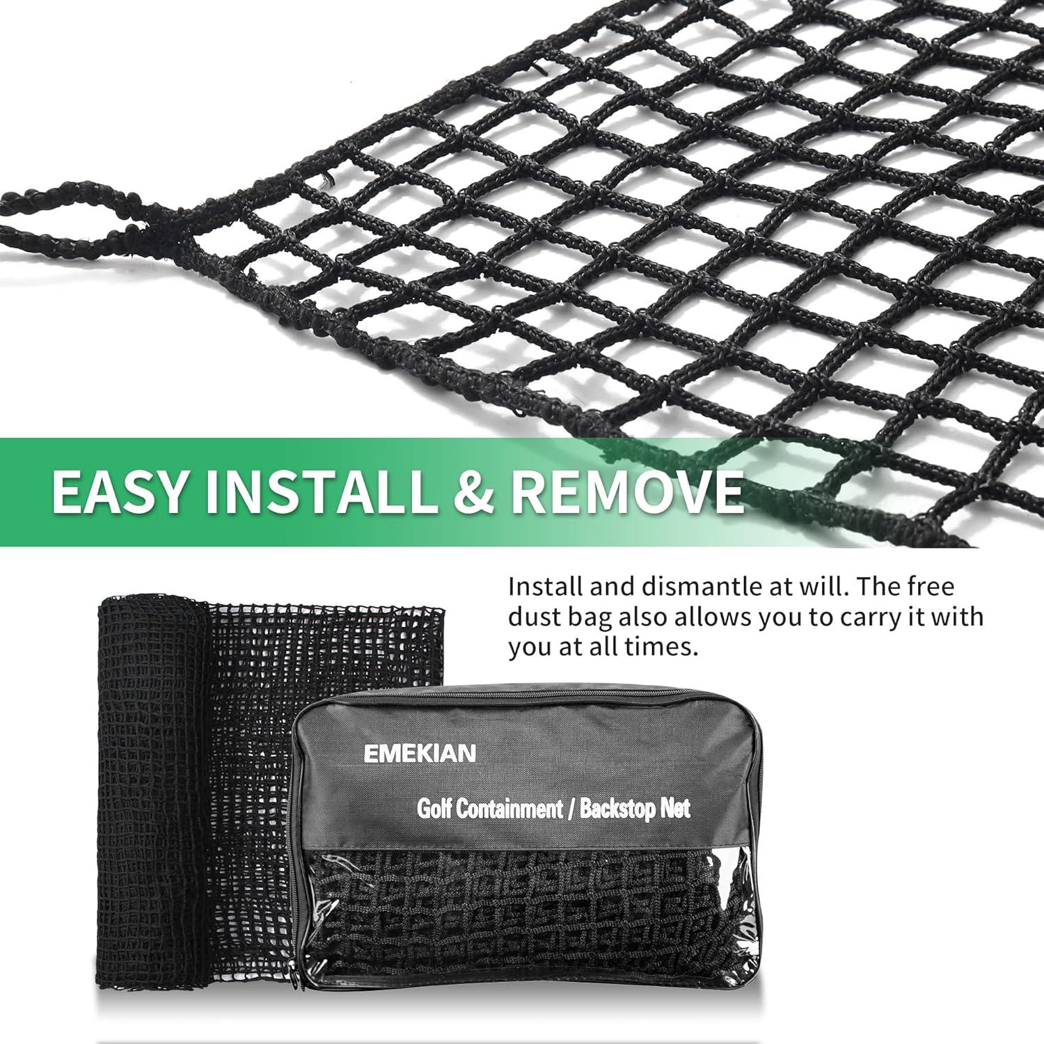 Red de Práctica de Golf EMEKIAN 4.5m x 6m Resistente UV