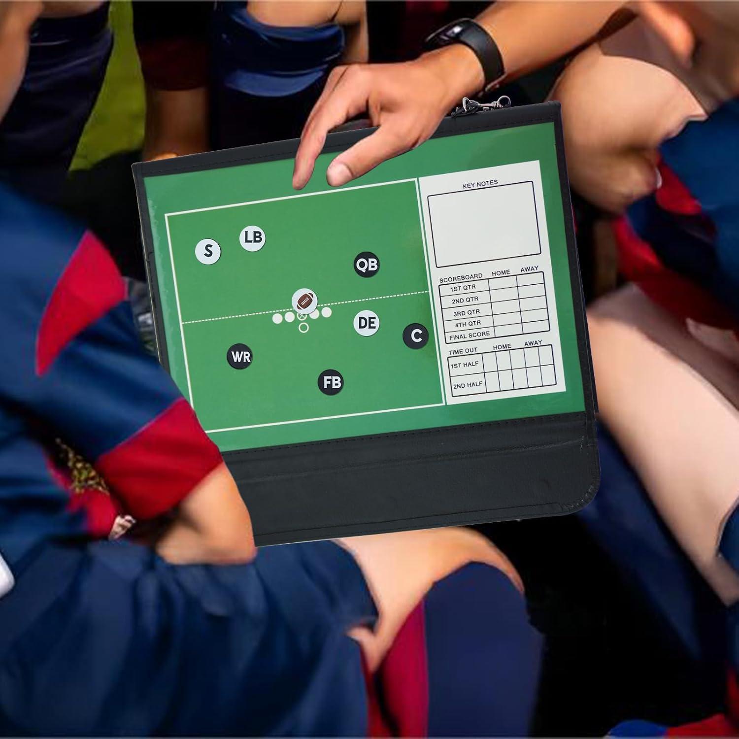 Pizarra Táctica Doble Cara Pure Vie para Fútbol y Rugby 33.5x25.5cm