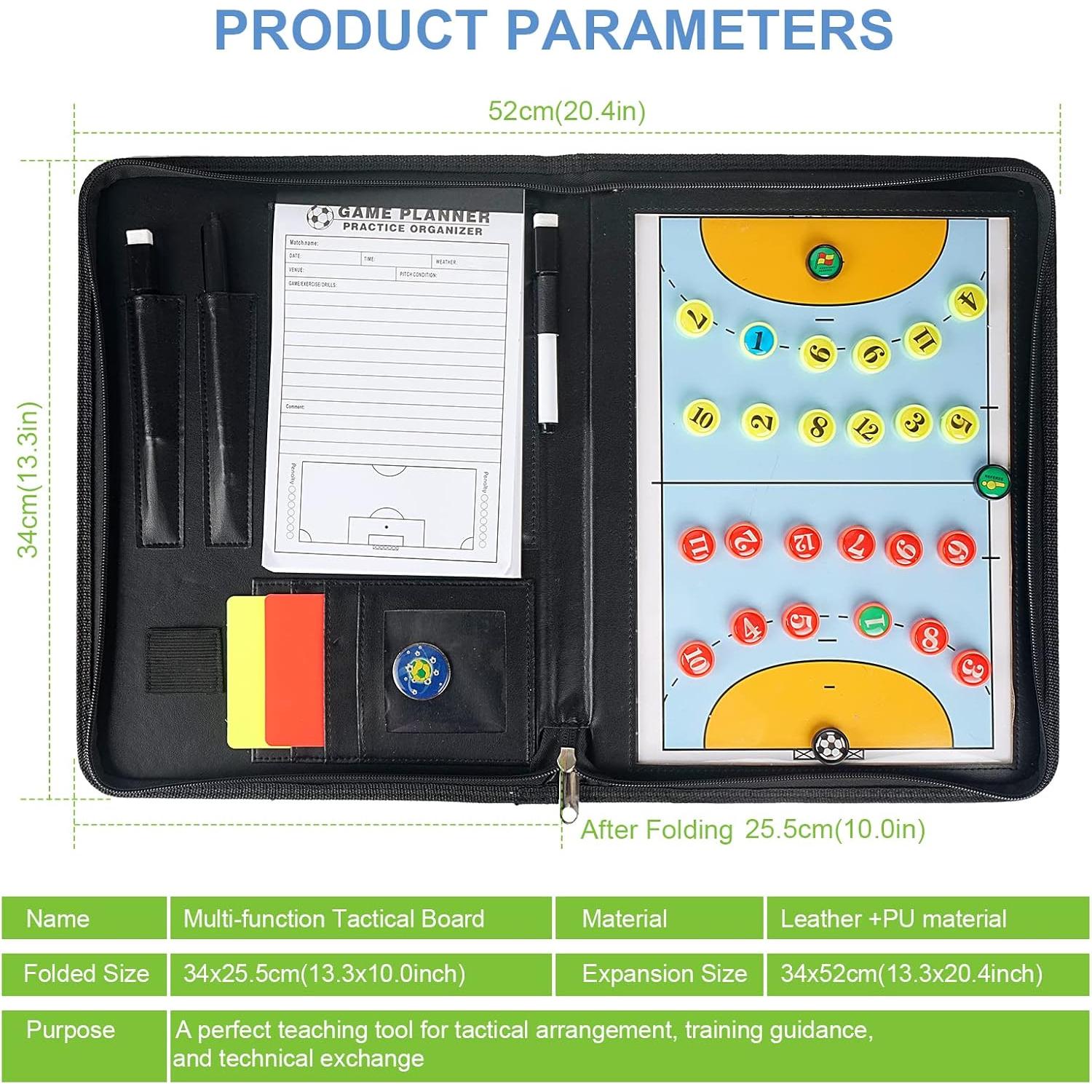 Tablero Táctico de Fútbol Magnético Pure Vie 53x31cm