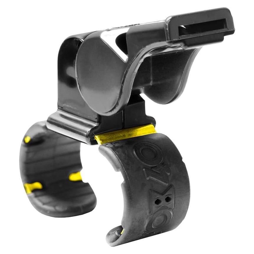 Silbato Kwik Goal Fox 40 Pearl con agarre para dedo