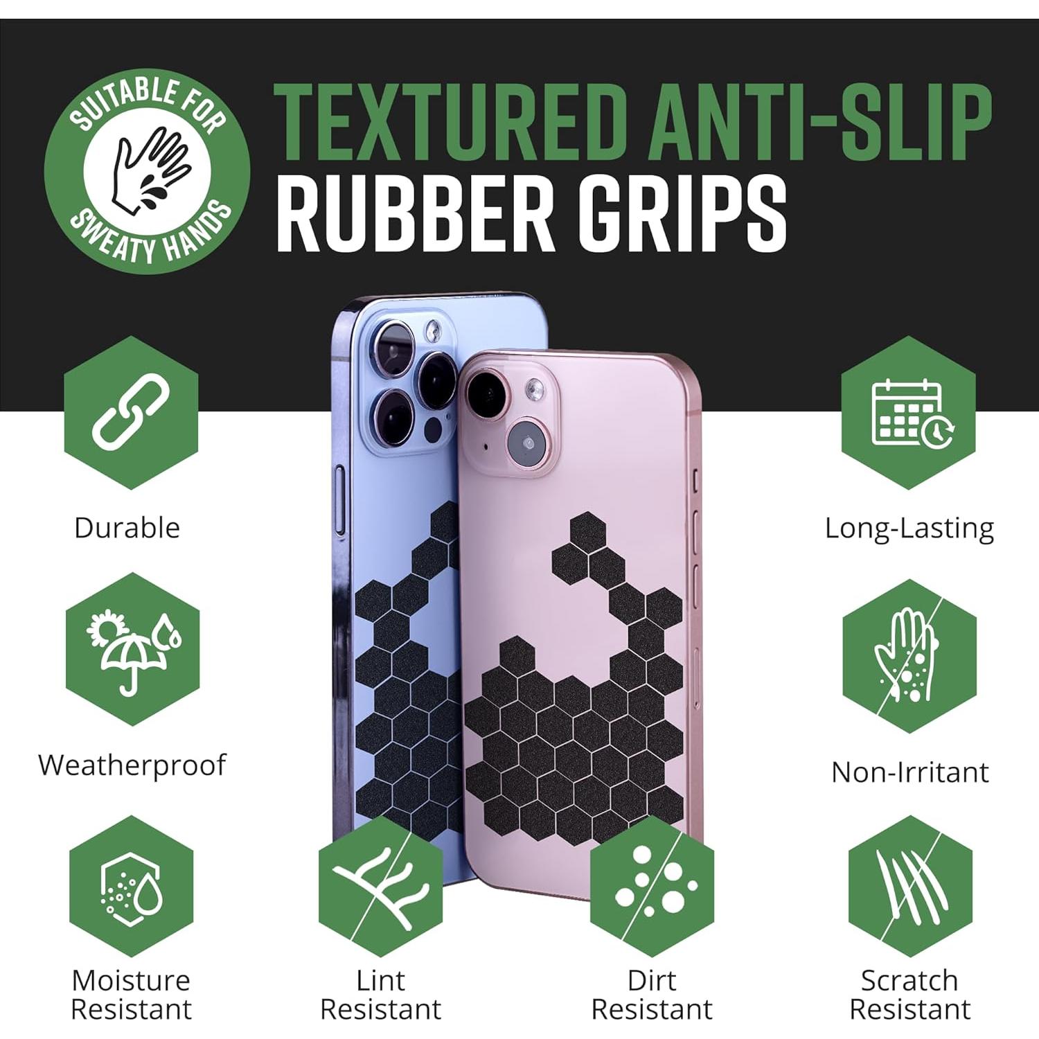 Cinta de Agarre Antideslizante Dragon Grips 84 Piezas Negra