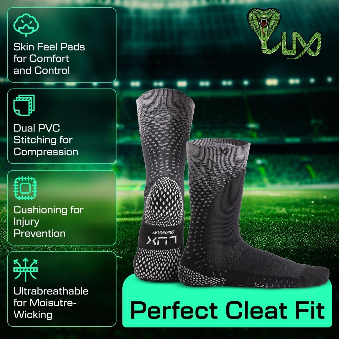 Calcetines Antideslizantes LUX Sports V2 para Fútbol y Multi-Deporte