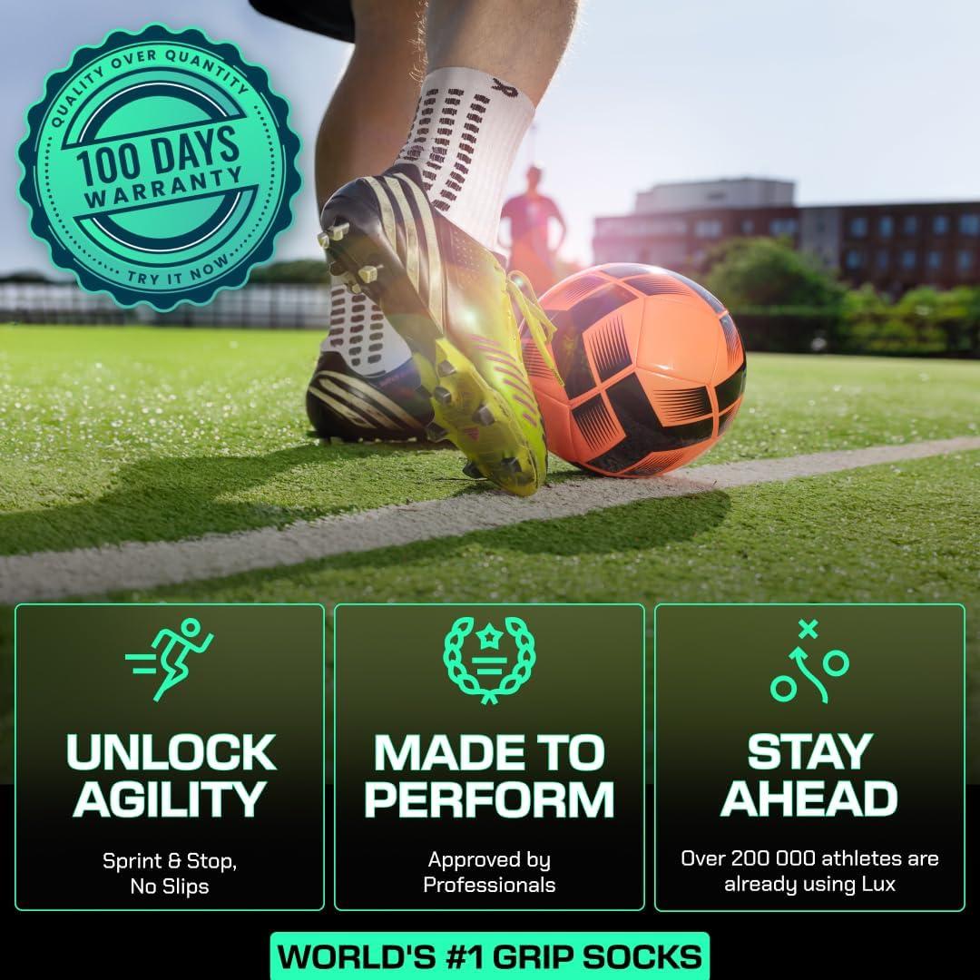 Calcetines de Fútbol LUX GripArray Doble Agarre Talla Grande