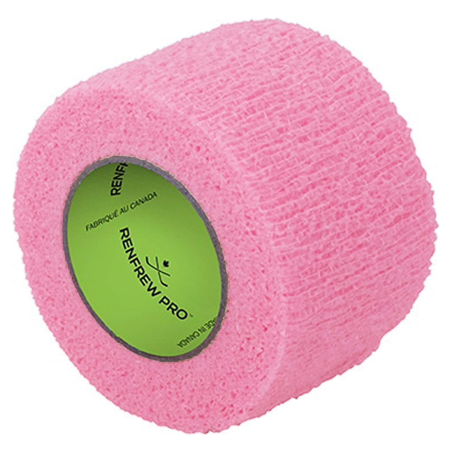 Cinta de agarre autoadhesiva Renfrew para hockey 3.81 cm x 5.49 m Rosa