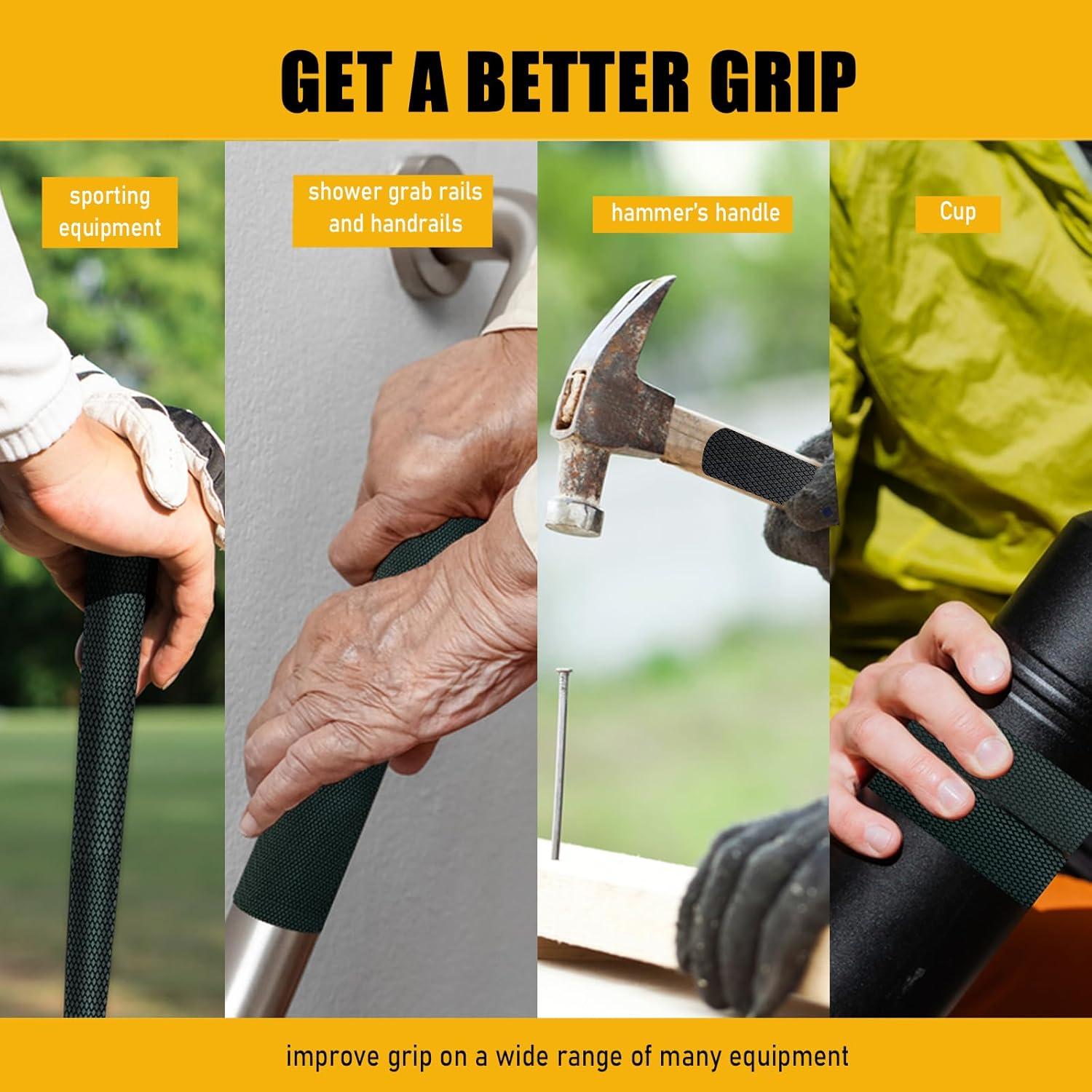 Cinta de agarre de goma Amazing Works 2.54 cm x 6.1 m antideslizante