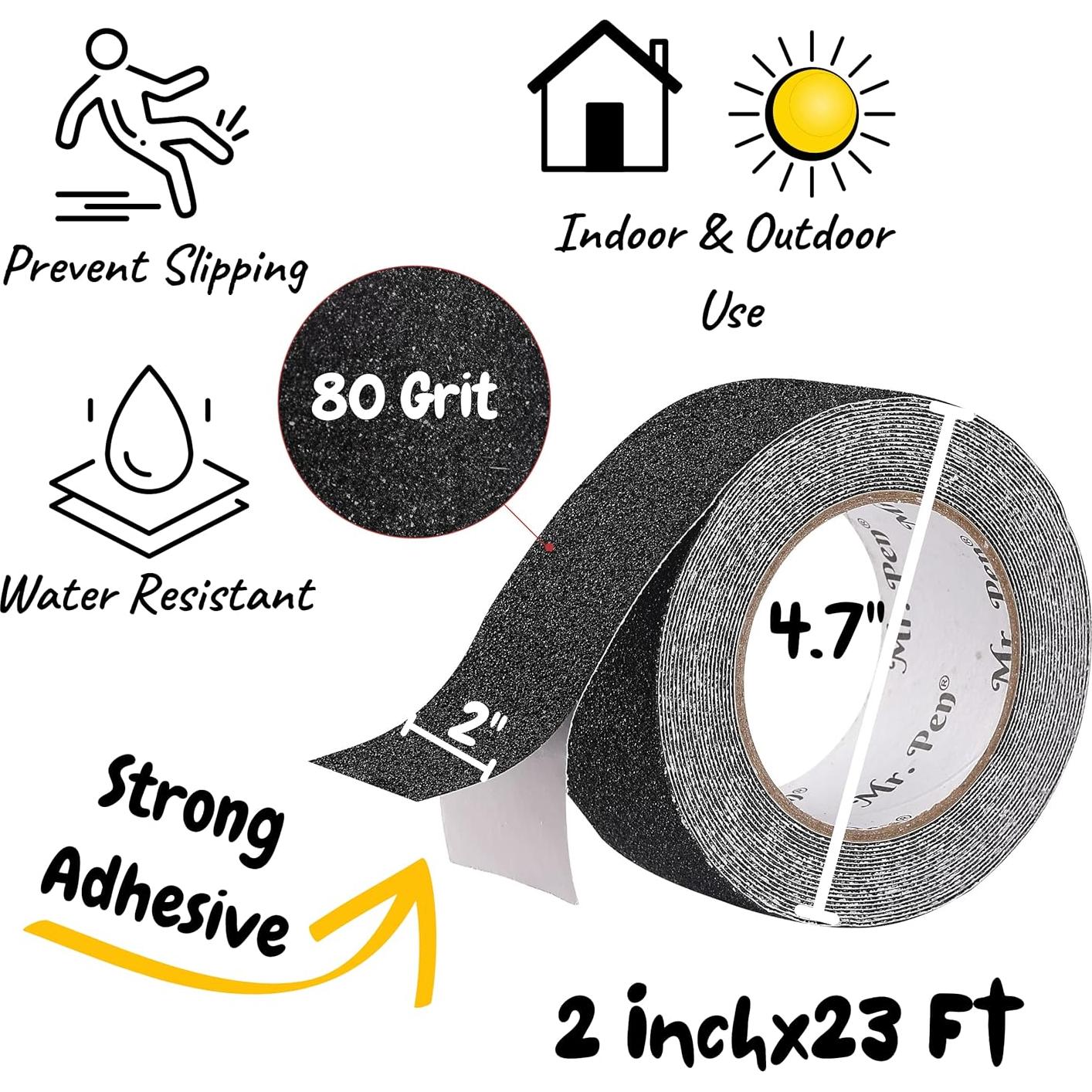 Cinta Antideslizante Mr. Pen 5.08 cm x 7 m Impermeable