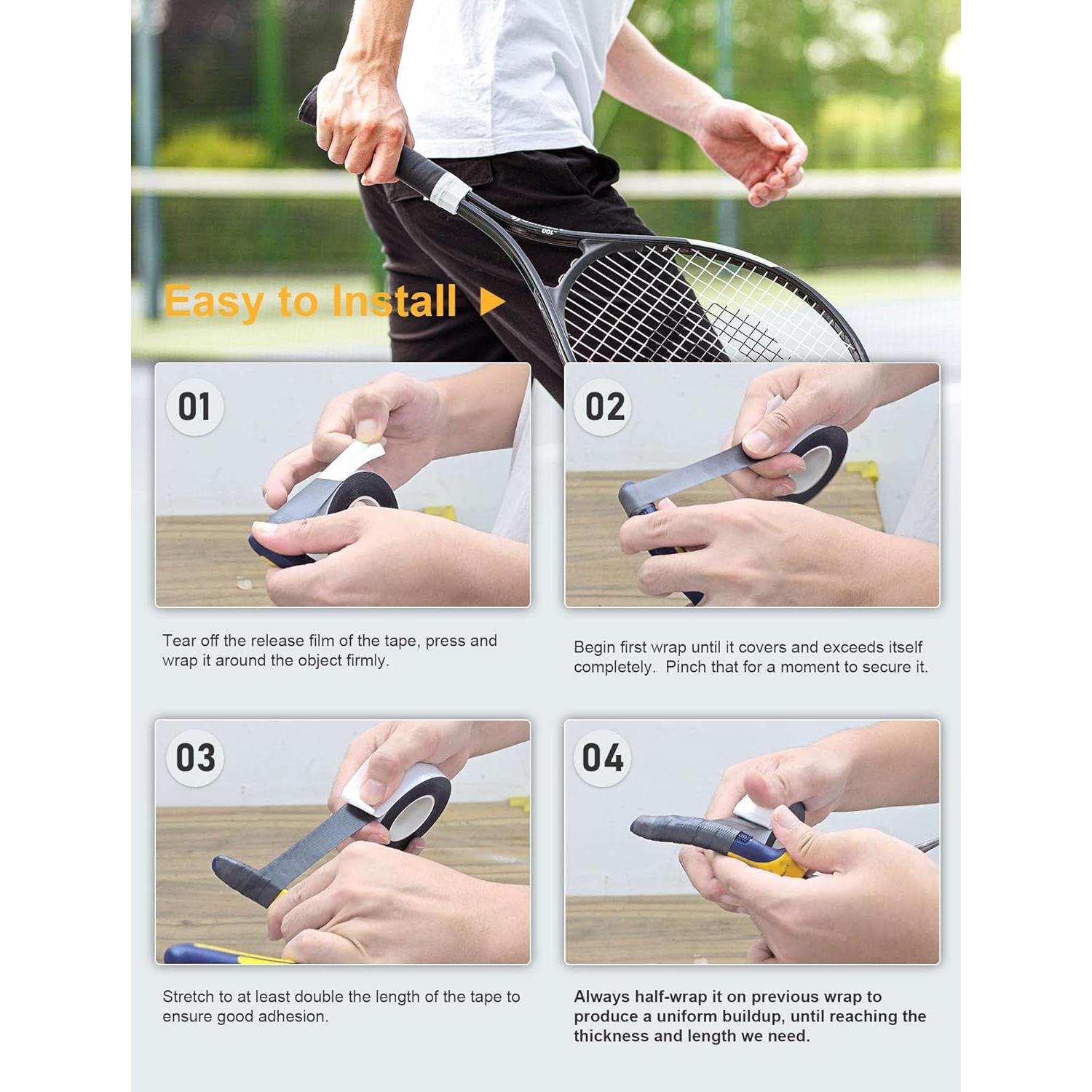 Cinta de Silicona Autoadhesiva EVOULTES 4.57 m para Mangos