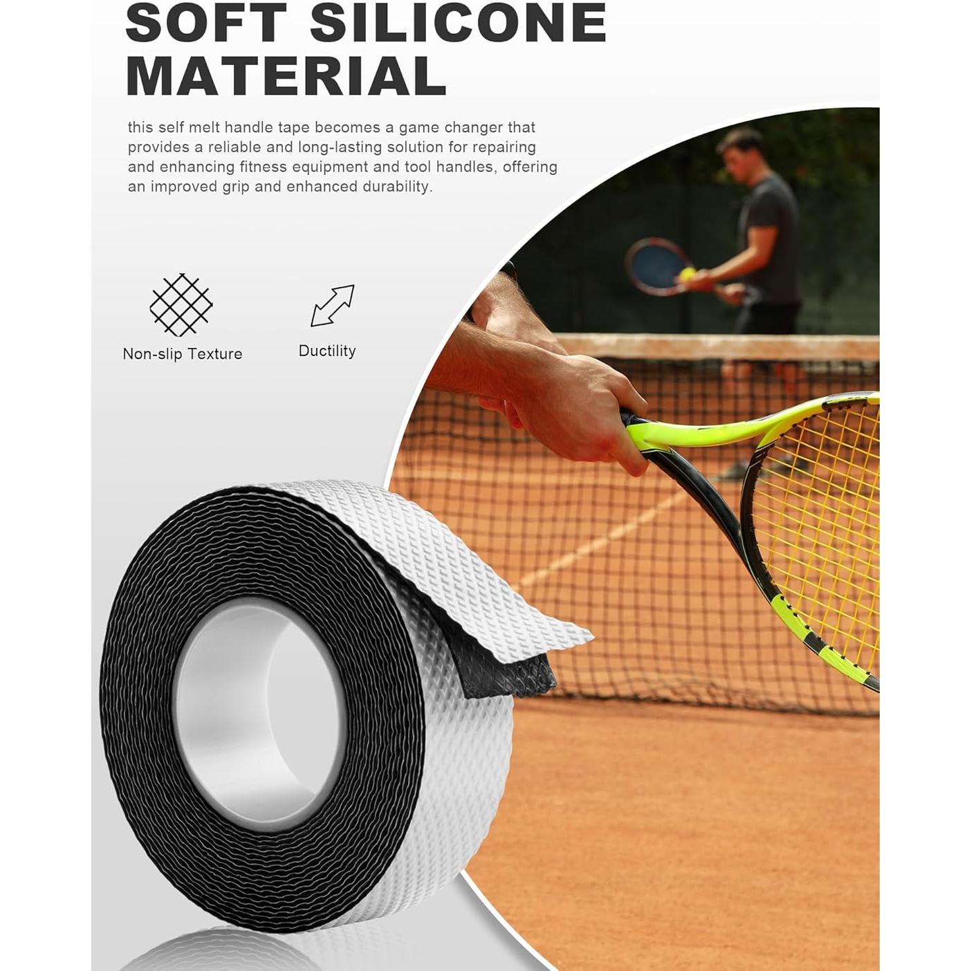 Cinta de Silicona Autoadhesiva EVOULTES 4.57 m para Mangos