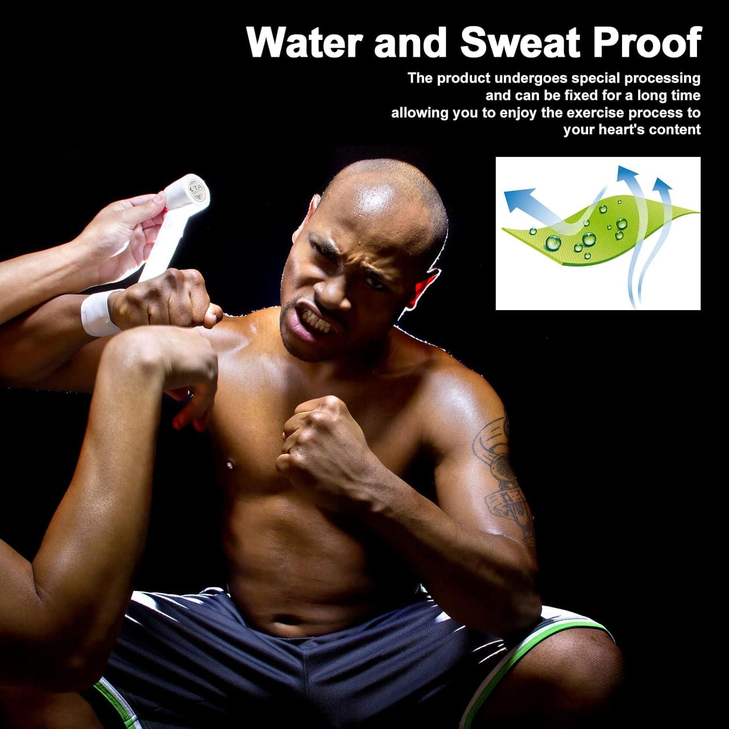 Cinta Atlética CINTA OK Negra 3.81cm x 13.72m - 4 Rollos